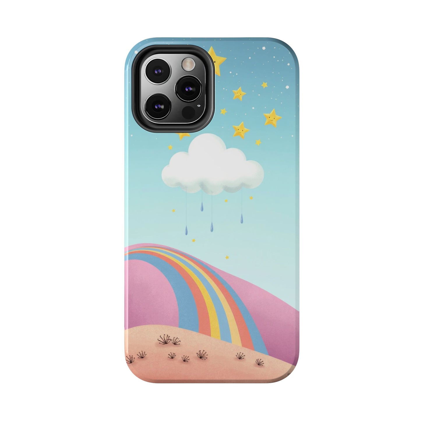 Colorful Rainbow Phone Case - Durable Tough Design for Adventurers