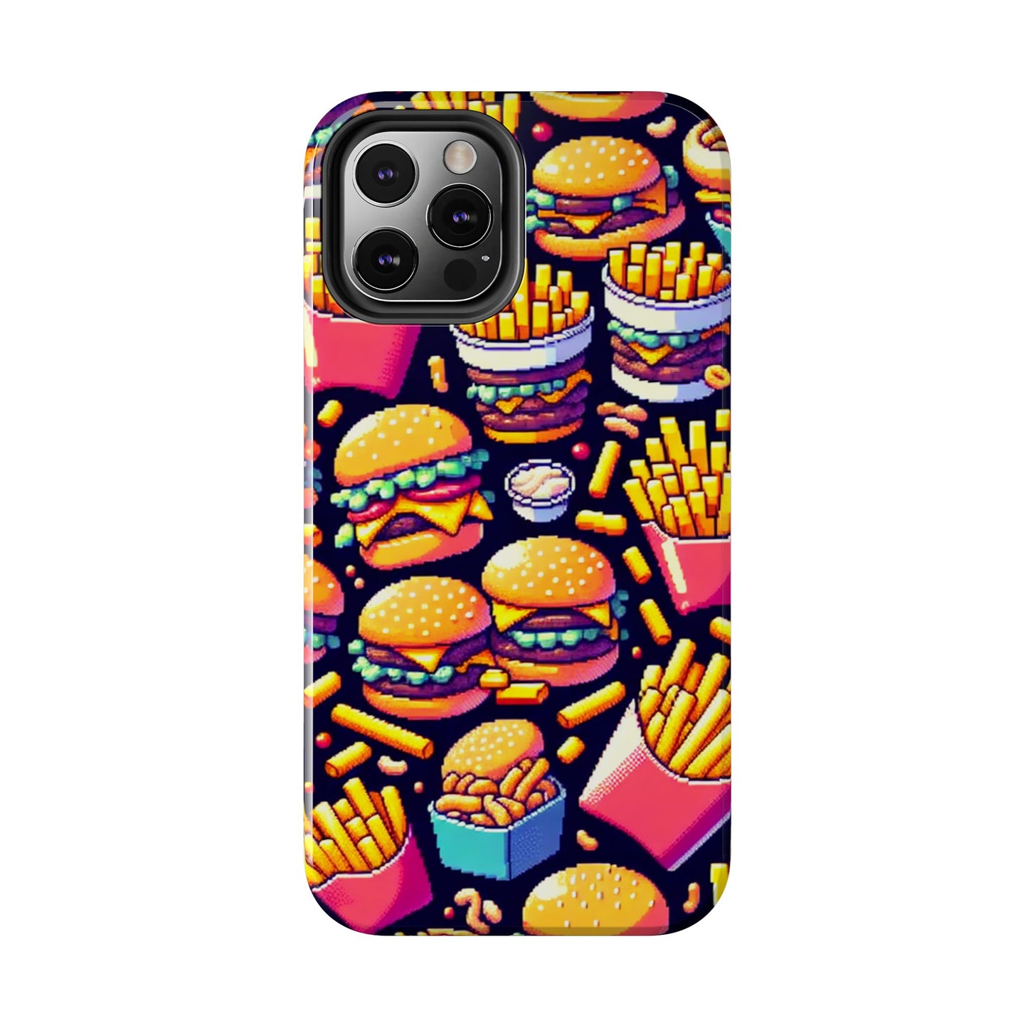 Retro Fast Food Phone Case - Tough and Durable - for iPhone