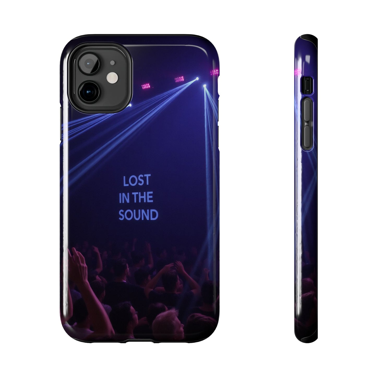 Vibrant Tough Phone Case - 'Lost in the Sound' Design for Music Lovers