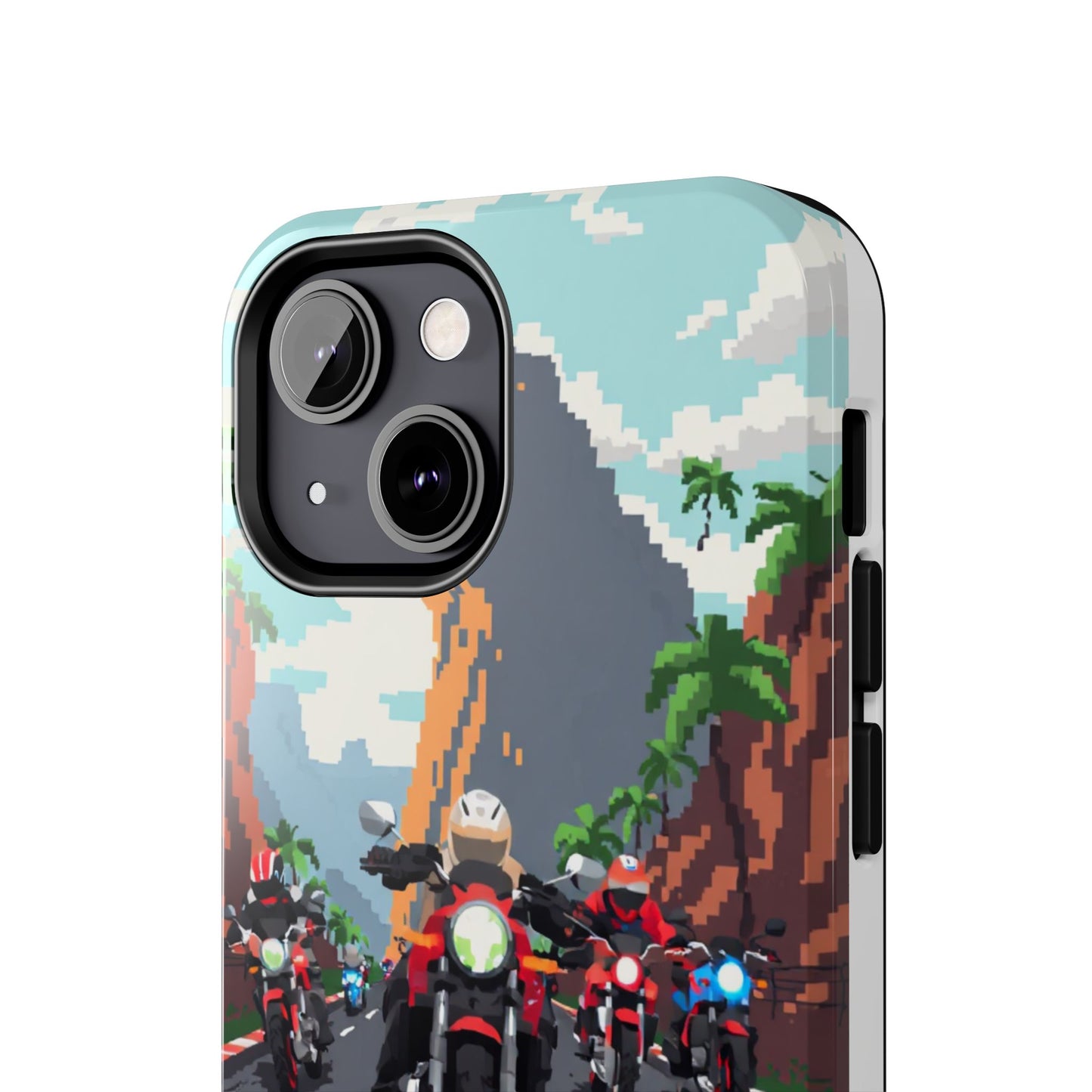 Retro Biker Tough Phone Case - Perfect for Motorcycle Lovers