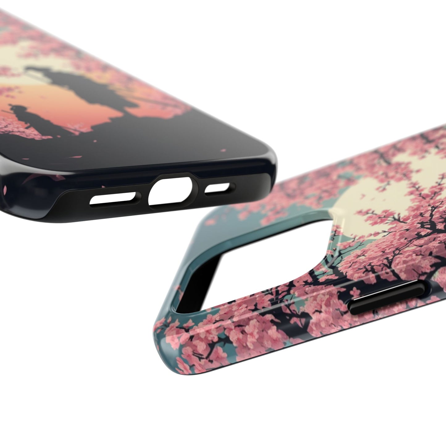 Cherry Blossom Samurai Tough Phone Case