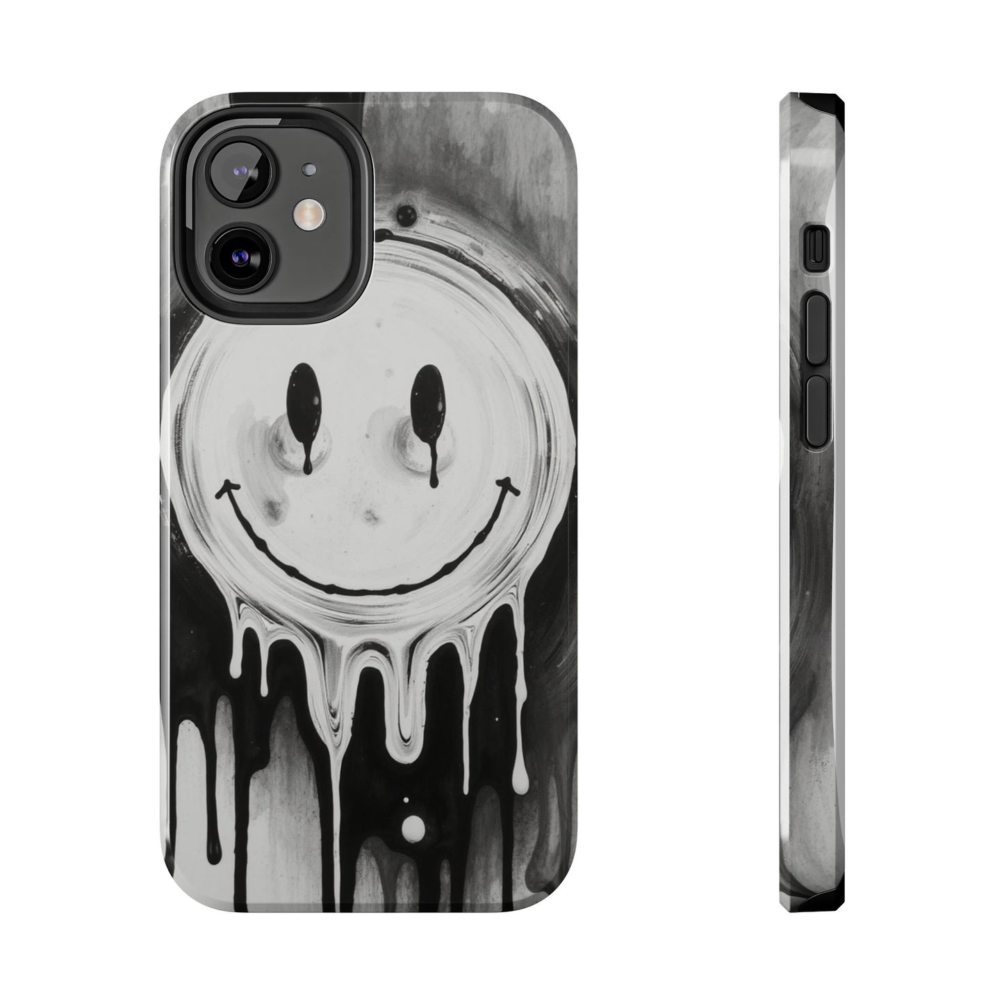 Dripping Smiley Tough Phone Case - Stylish & Durable Protection