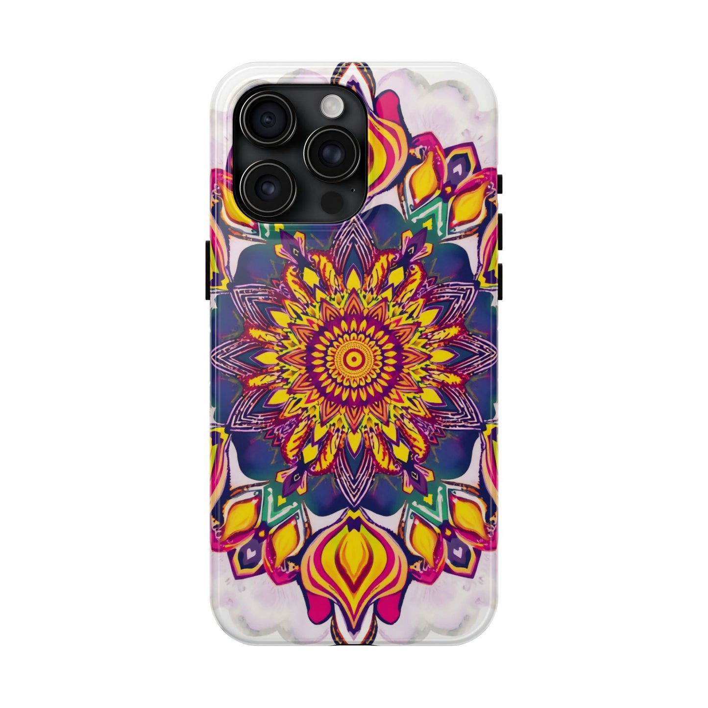 Vibrant Mandala Tough Phone Case - Boho Style Protection - for iPhone