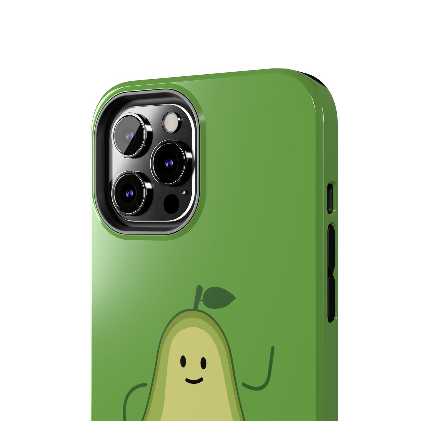 Vegan Avocado Tough Phone Case - Cute & Durable Phone Cover - for iPhone