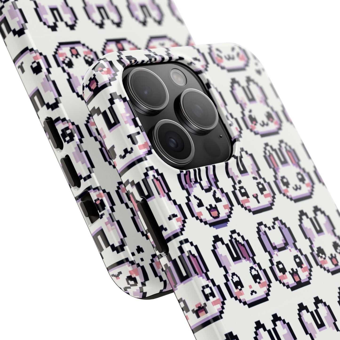 Cute Pixel Bunny Tough Phone Case - Stylish & Protective Cover for iPhone