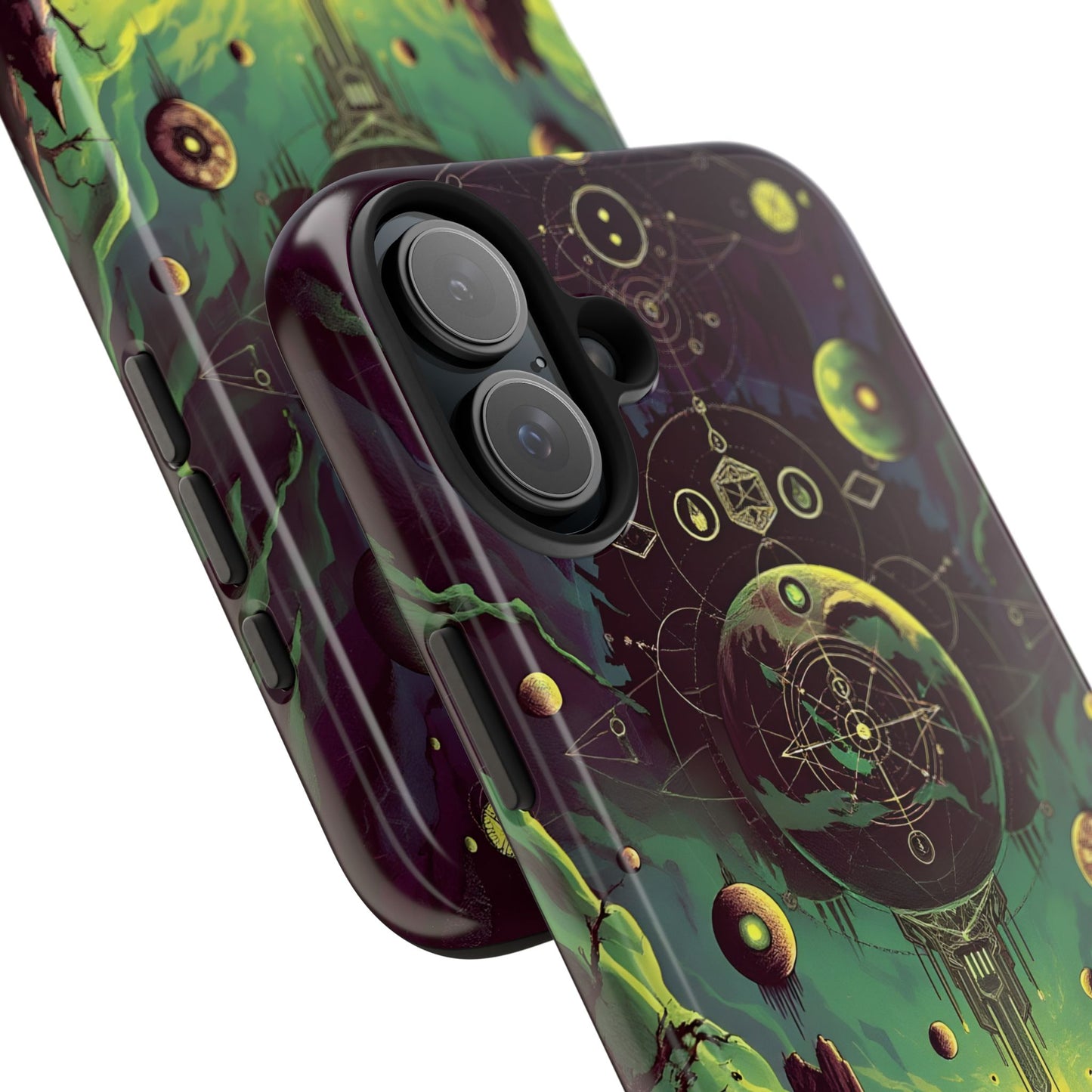 Cosmic Adventure Tough Phone Case - Galaxy Design for Space Enthusiasts - for iPhone