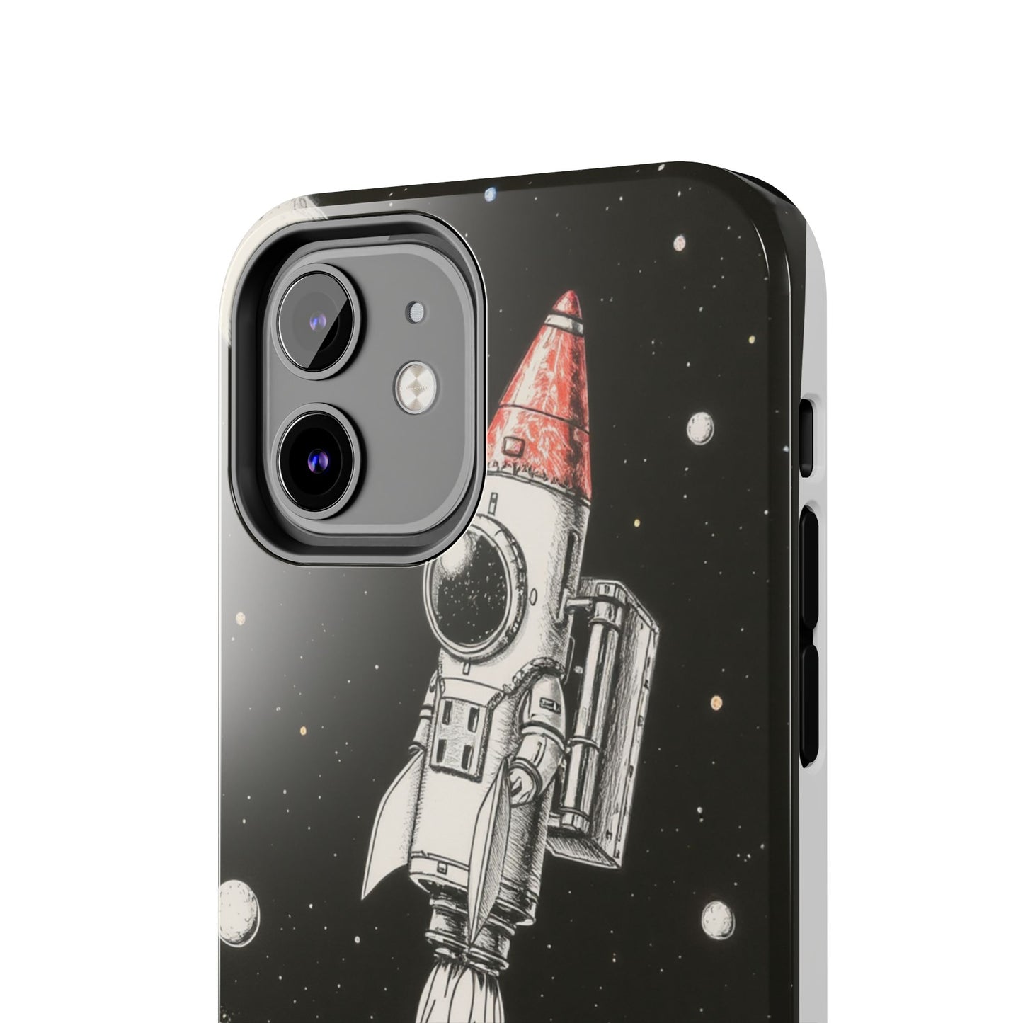 Cool Tough Phone Case for iPhone - Astro-Rocket Bond