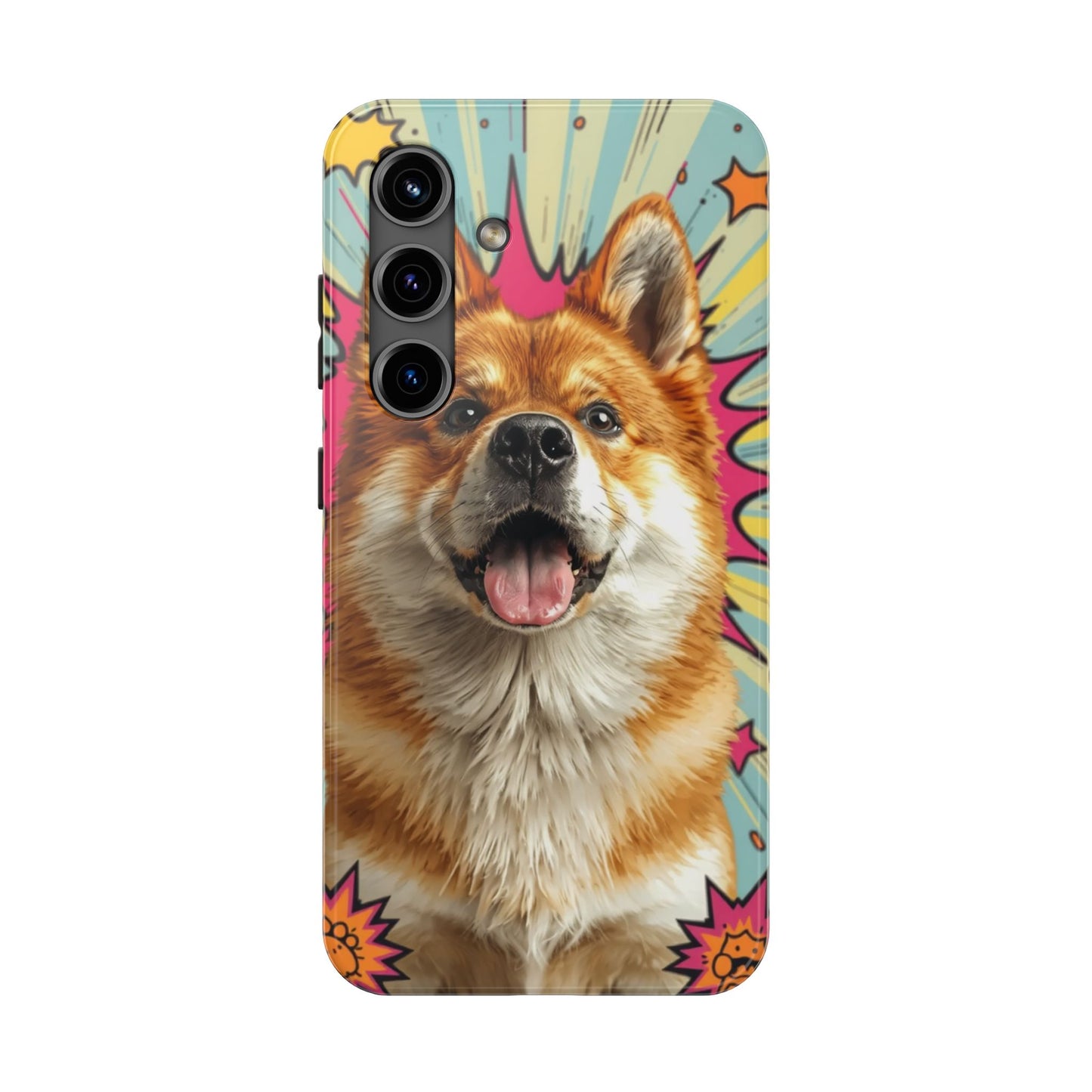 Playful Dog Tough Phone Case - Durable & Stylish Pet Lover Gift