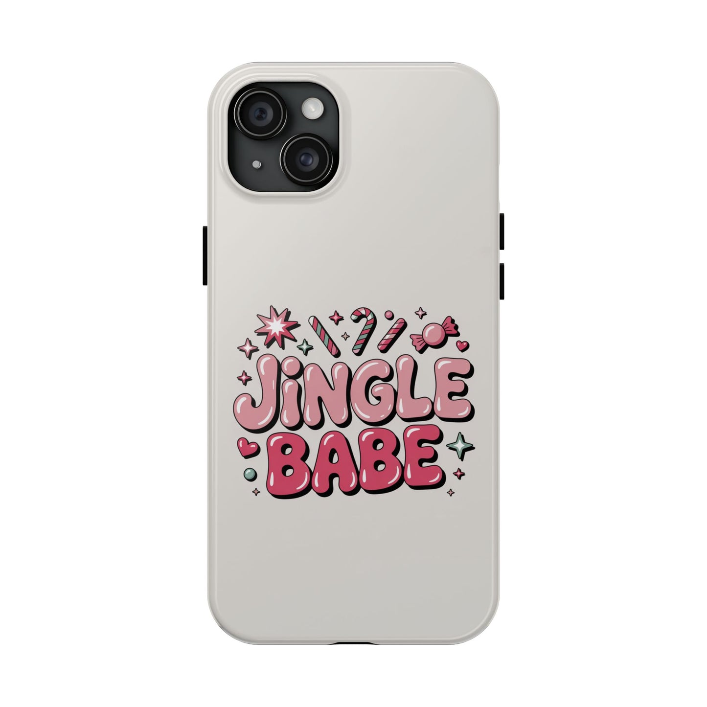 Jingle Babe Tough Phone Case - Festive Holiday Protection for Your iPhone