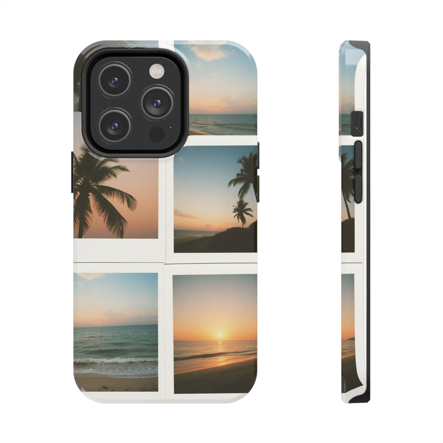 Tropical Sunset Tough Phone Case - Beach Vibes for Summer Adventures