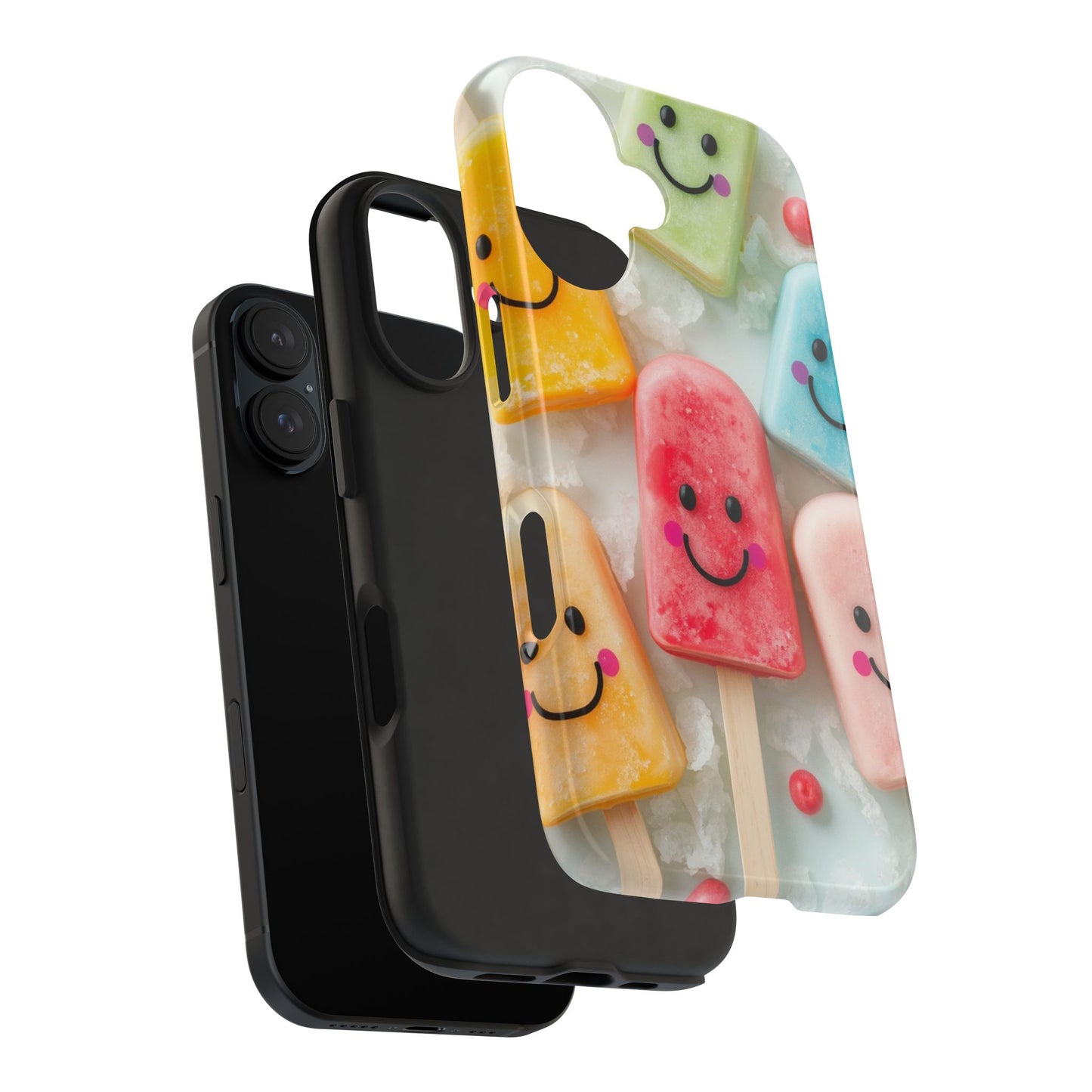 Cute Smile Popsicle Tough Phone Case - Fun Protection for Your Device