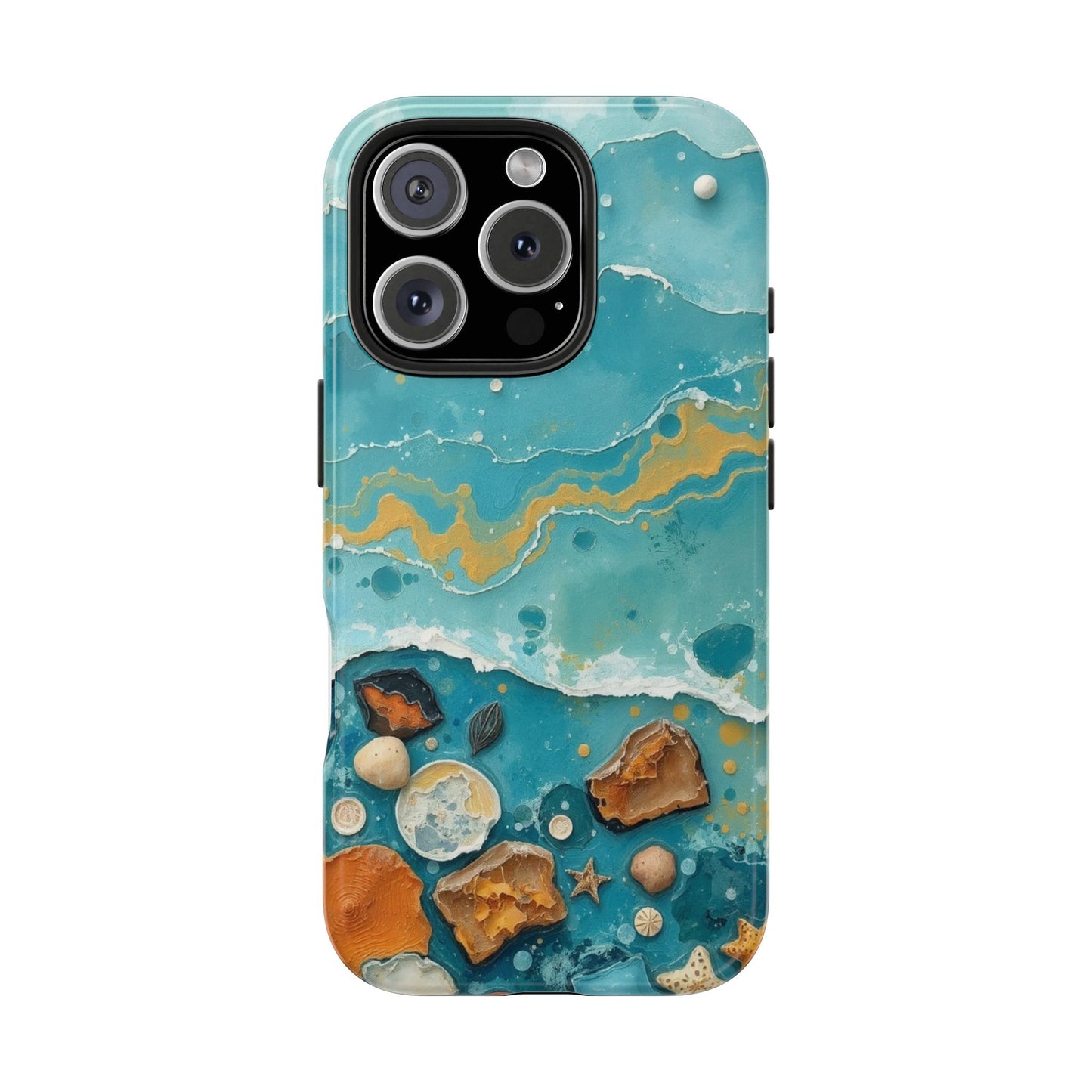 Ocean-Inspired Tough Phone Cases - Coastal Beach Vibe, Easy Accessory for Beach Lovers