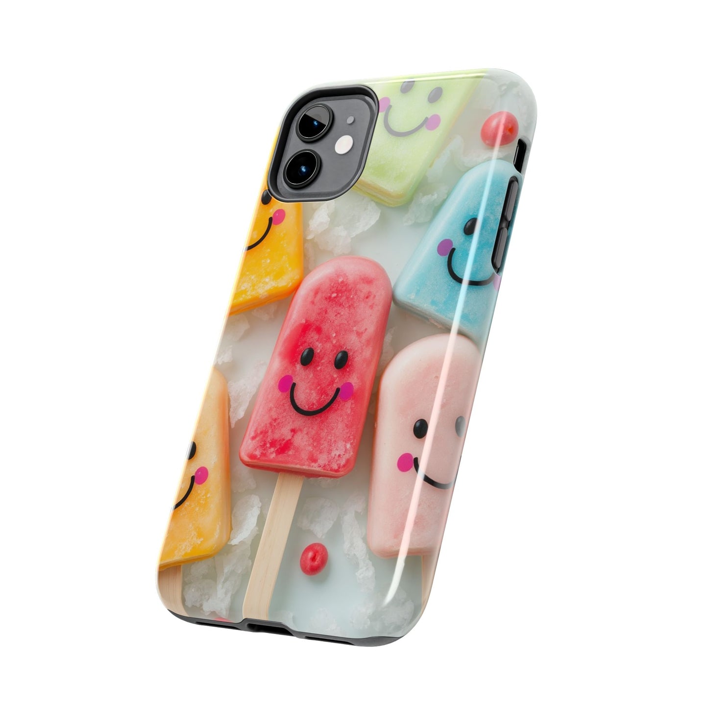 Cute Smile Popsicle Tough Phone Case - Fun Protection for Your Device