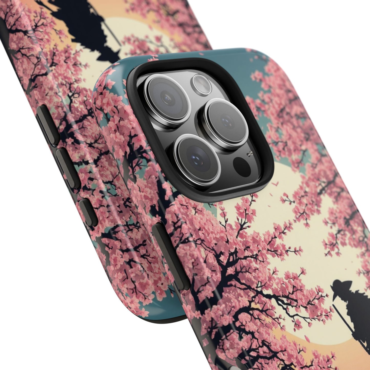 Cherry Blossom Samurai Tough Phone Case