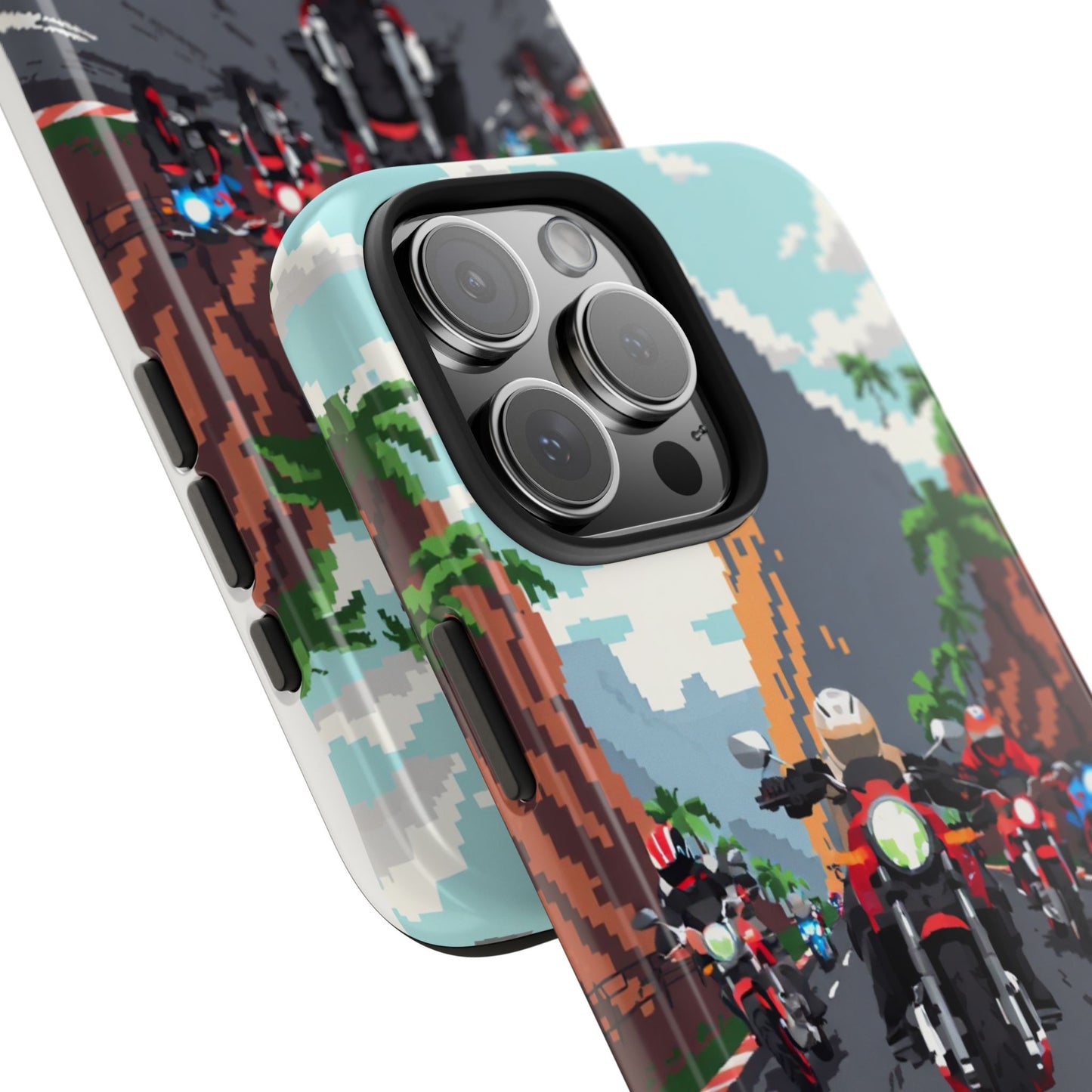 Retro Biker Tough Phone Case - Perfect for Motorcycle Lovers