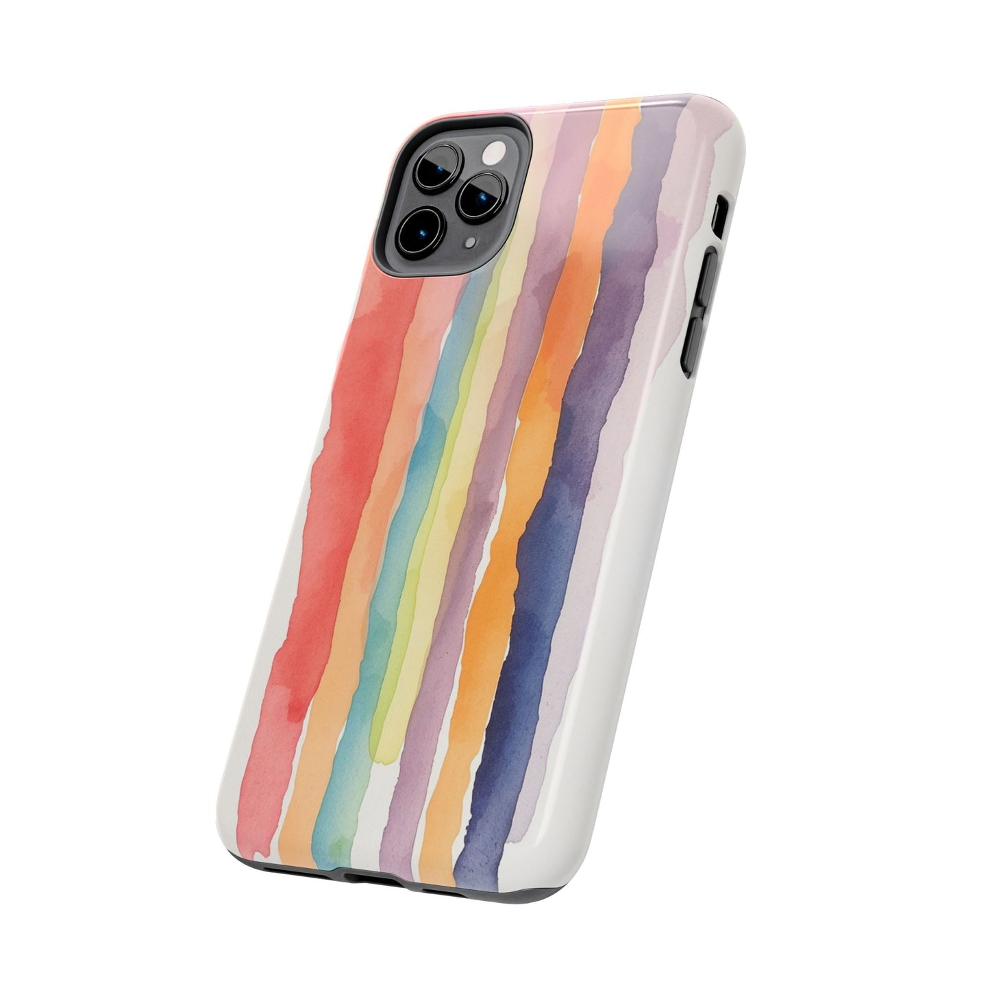 Colorful Watercolor Tough Phone Case - Stylish and Durable Cover for Creative Souls
