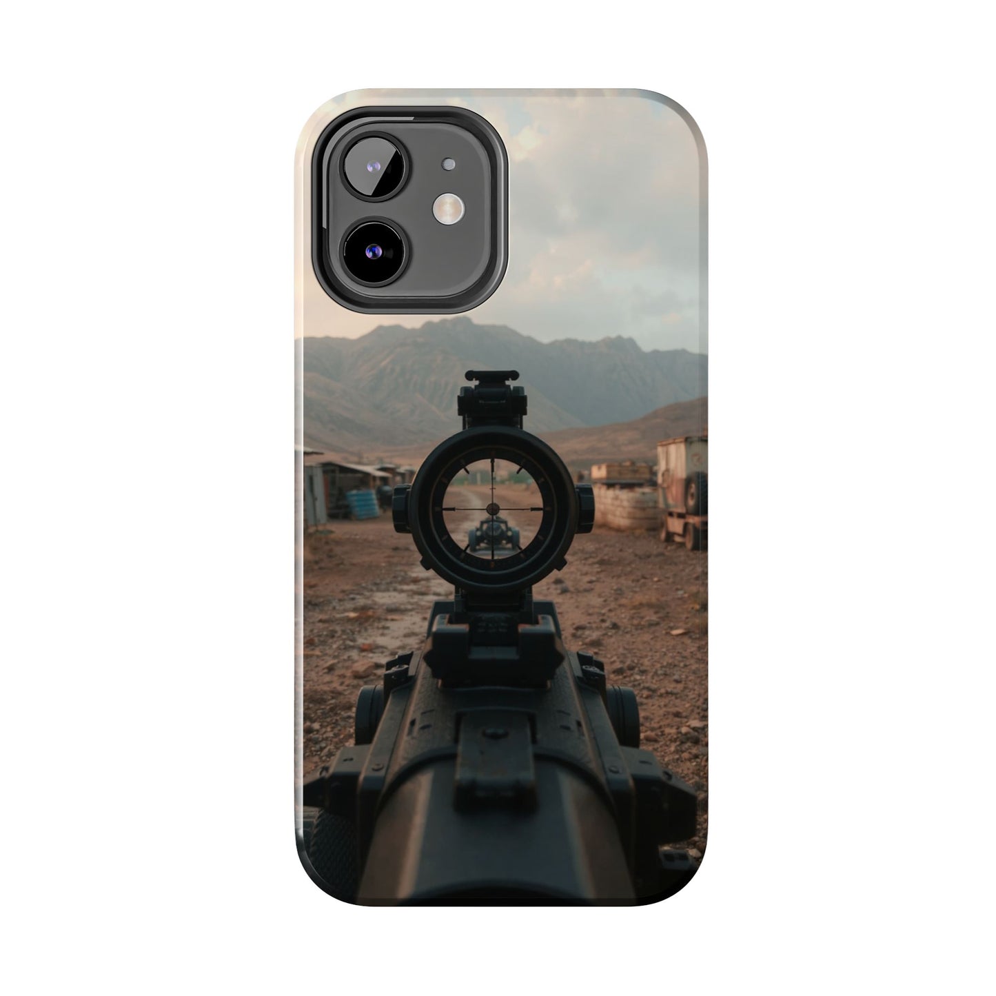 Tough Phone Case - Military Inspired Design with Sniper Scope