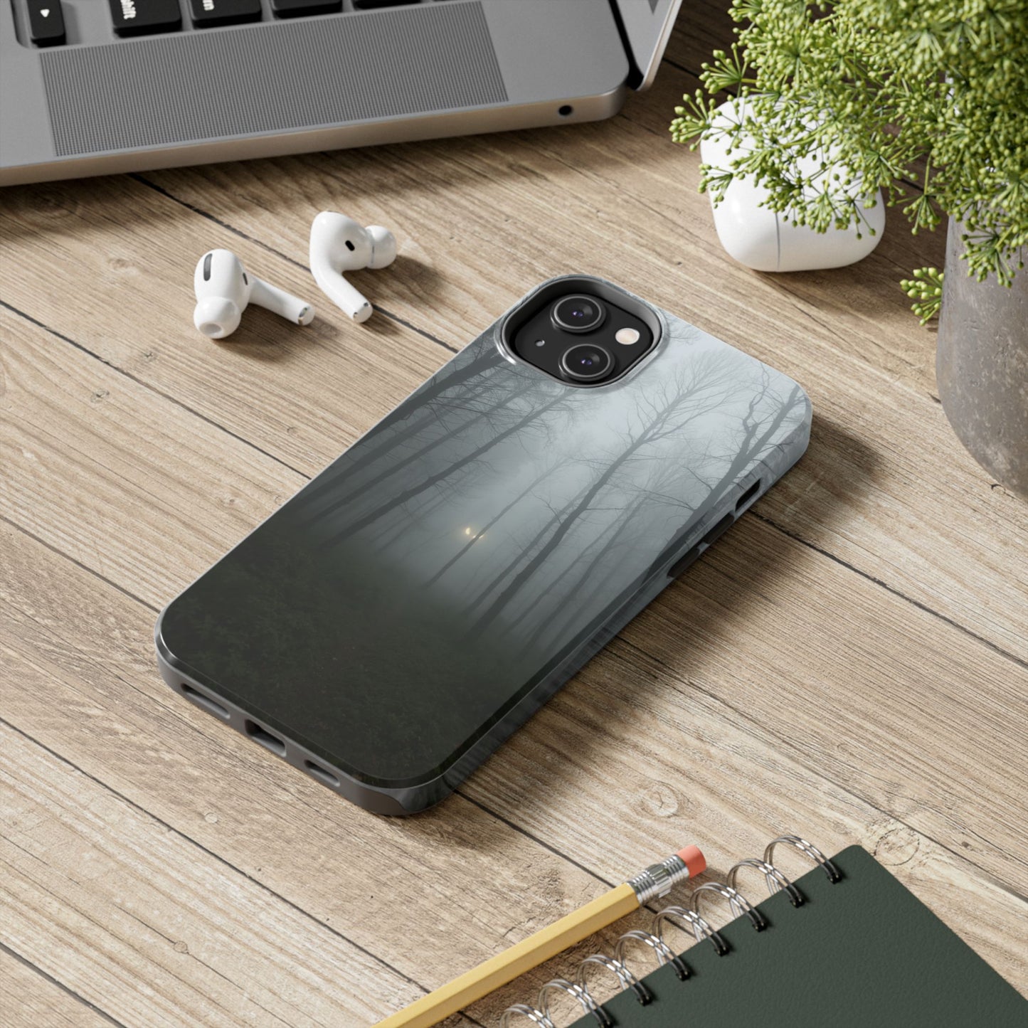 Foggy Forest Tough Phone Case - Durable & Stylish Protection