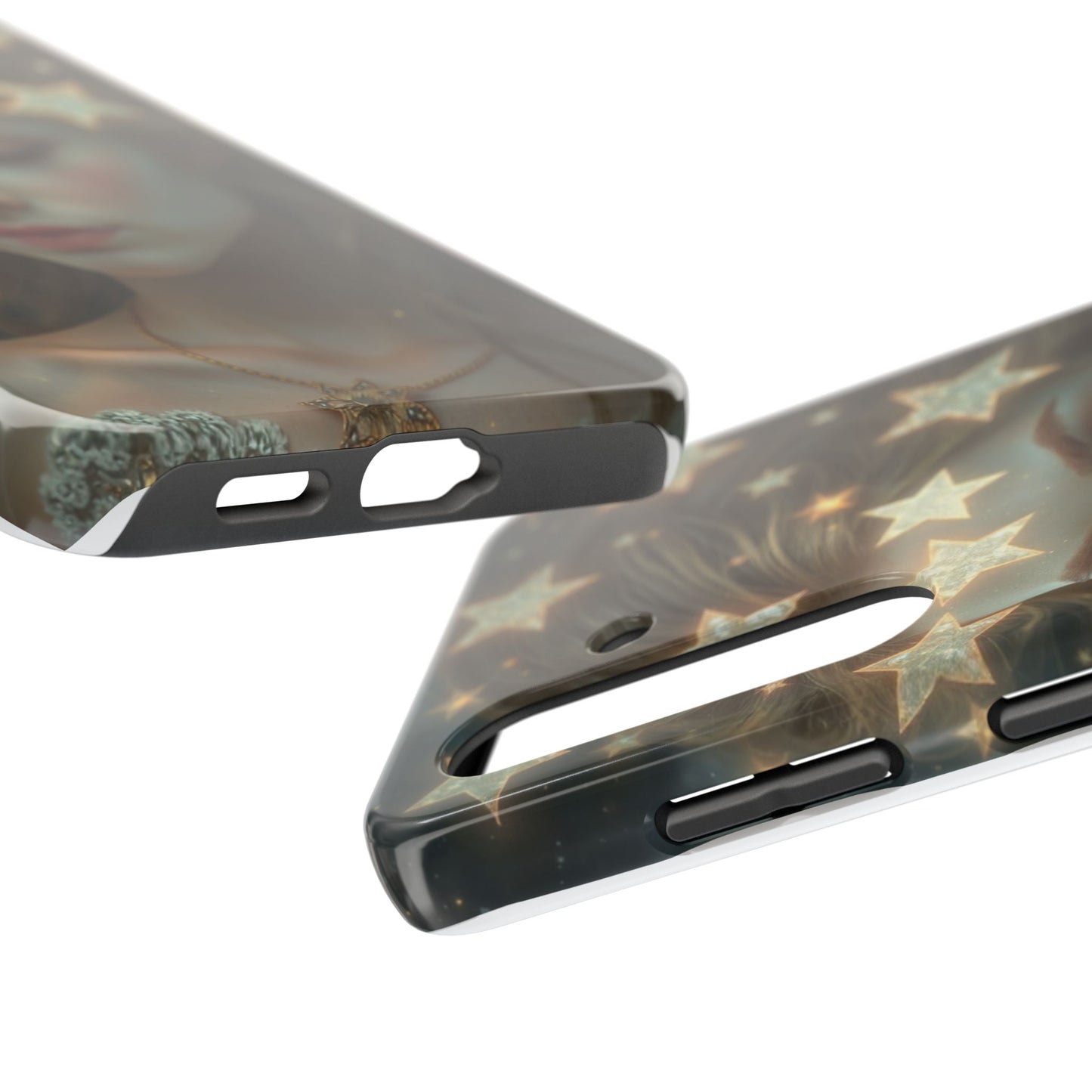 Celestial Dream Tough Phone Case - Artistic Starry Design for Style Enthusiasts