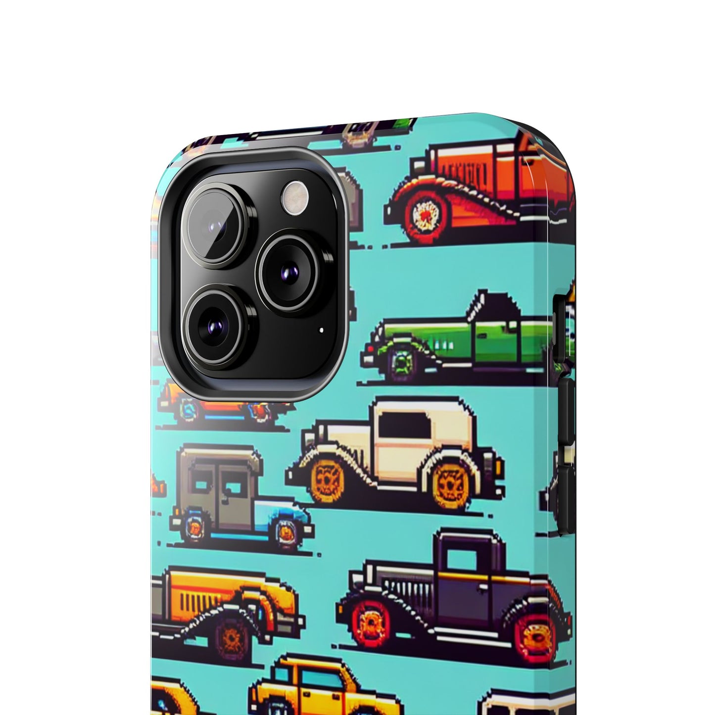 Retro Car Pixel Art Tough Phone Case - Durable & Stylish Protection - for iPhone