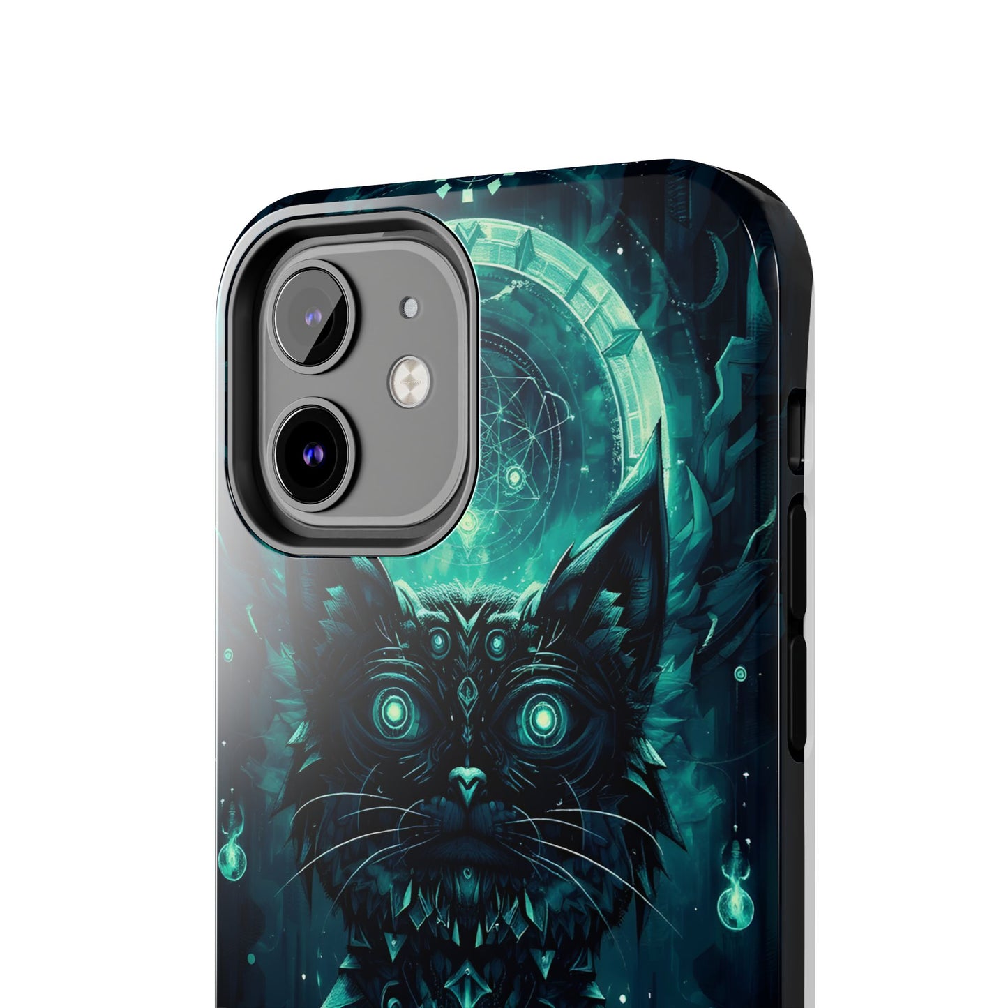 Mystical Dark Cat Phone Case - Tough Protective Cover for Cat Lovers - for iPhone
