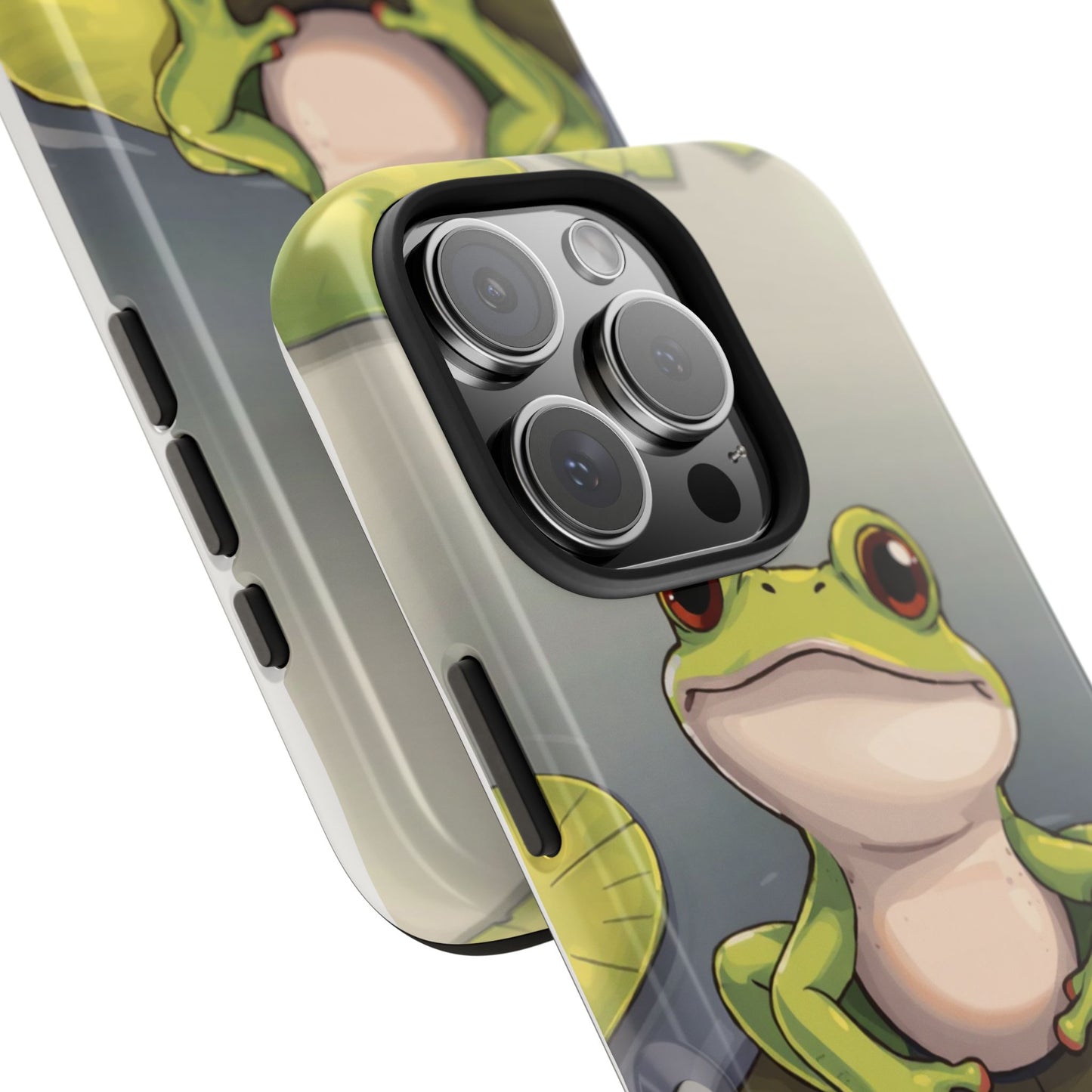 Cute Frog Tough Phone Case - Durable Protection with Nature Vibe