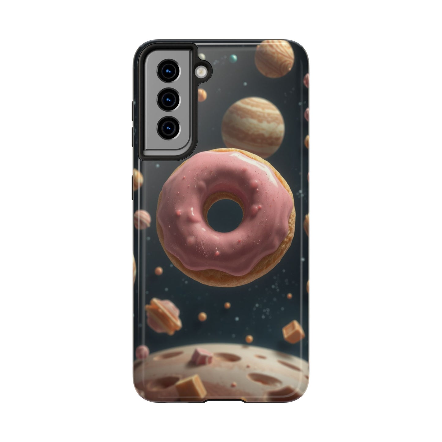 Galaxy Donut Tough Phone Case - Durable & Stylish Protective Cover