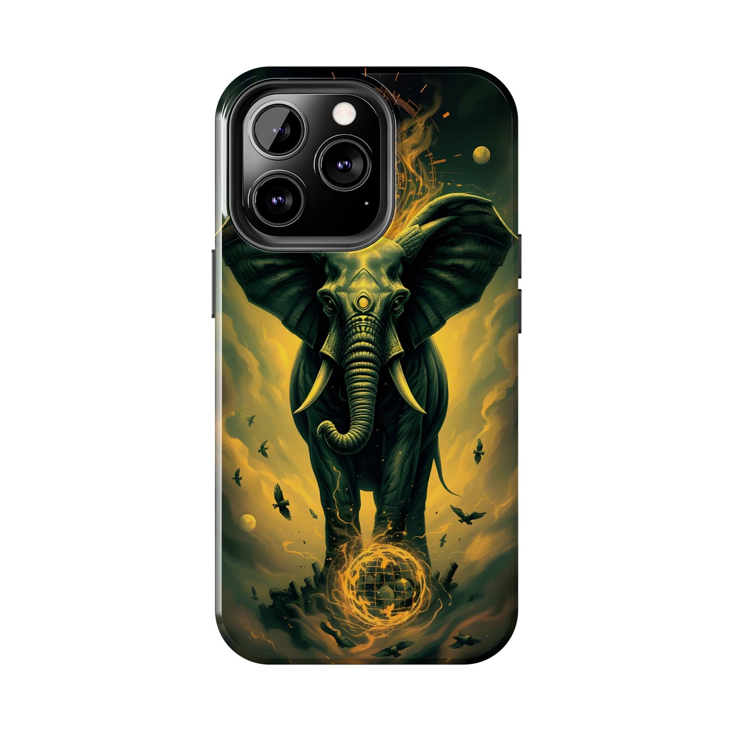 Majestic Elephant Clouds Tough Phone Case - Durable Protection with Bold Design - for iPhone