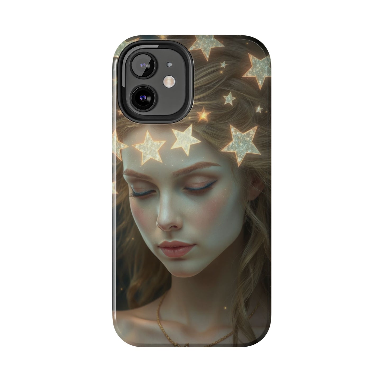 Celestial Dream Tough Phone Case - Artistic Starry Design for Style Enthusiasts
