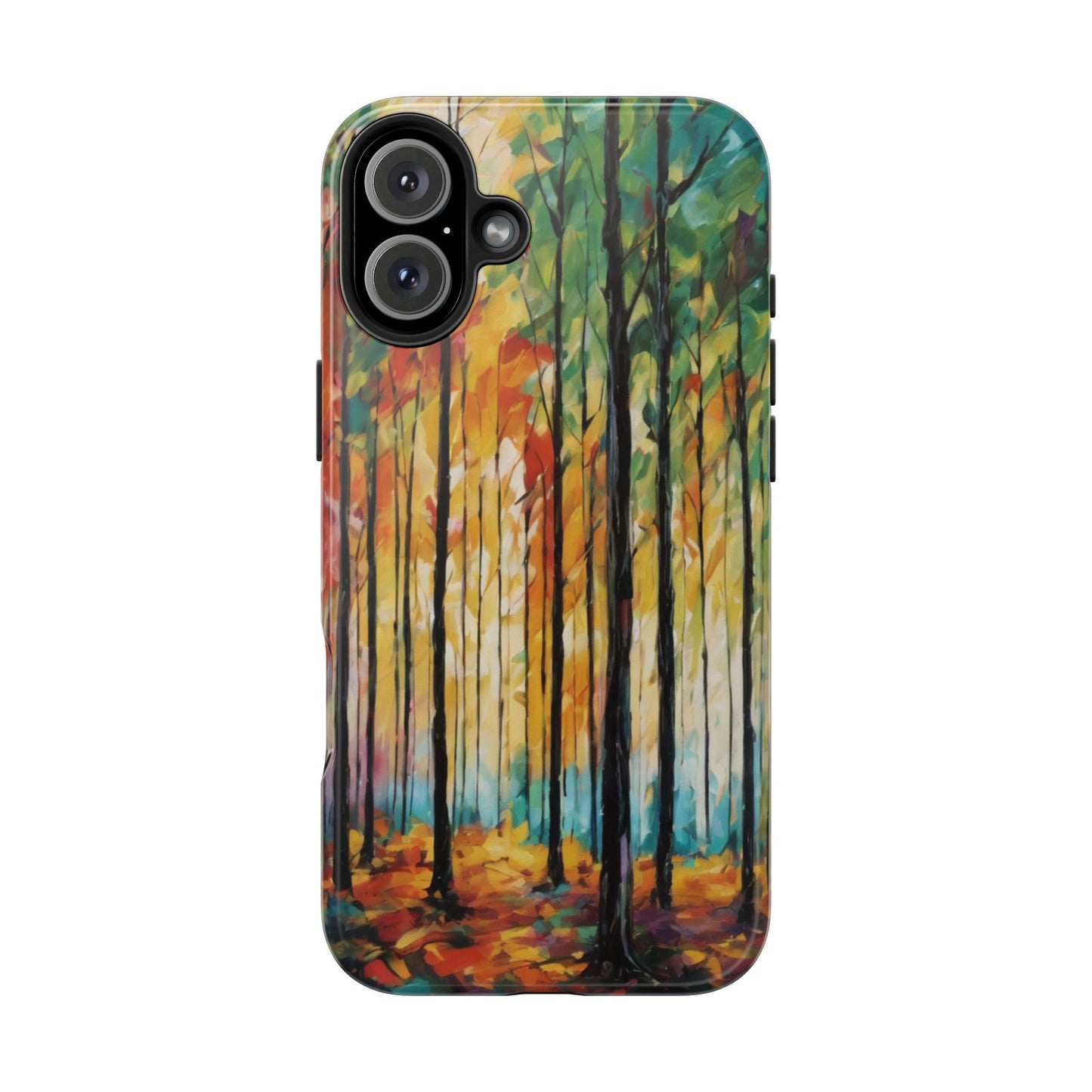 Autumn Forest Tough Phone Case - Colorful Nature Design - for iPhone