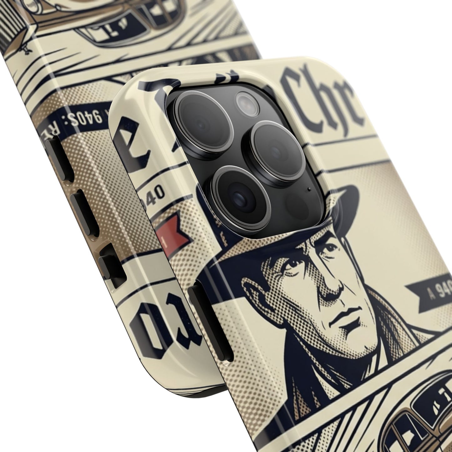 Old Newspaper Tough Phone Case