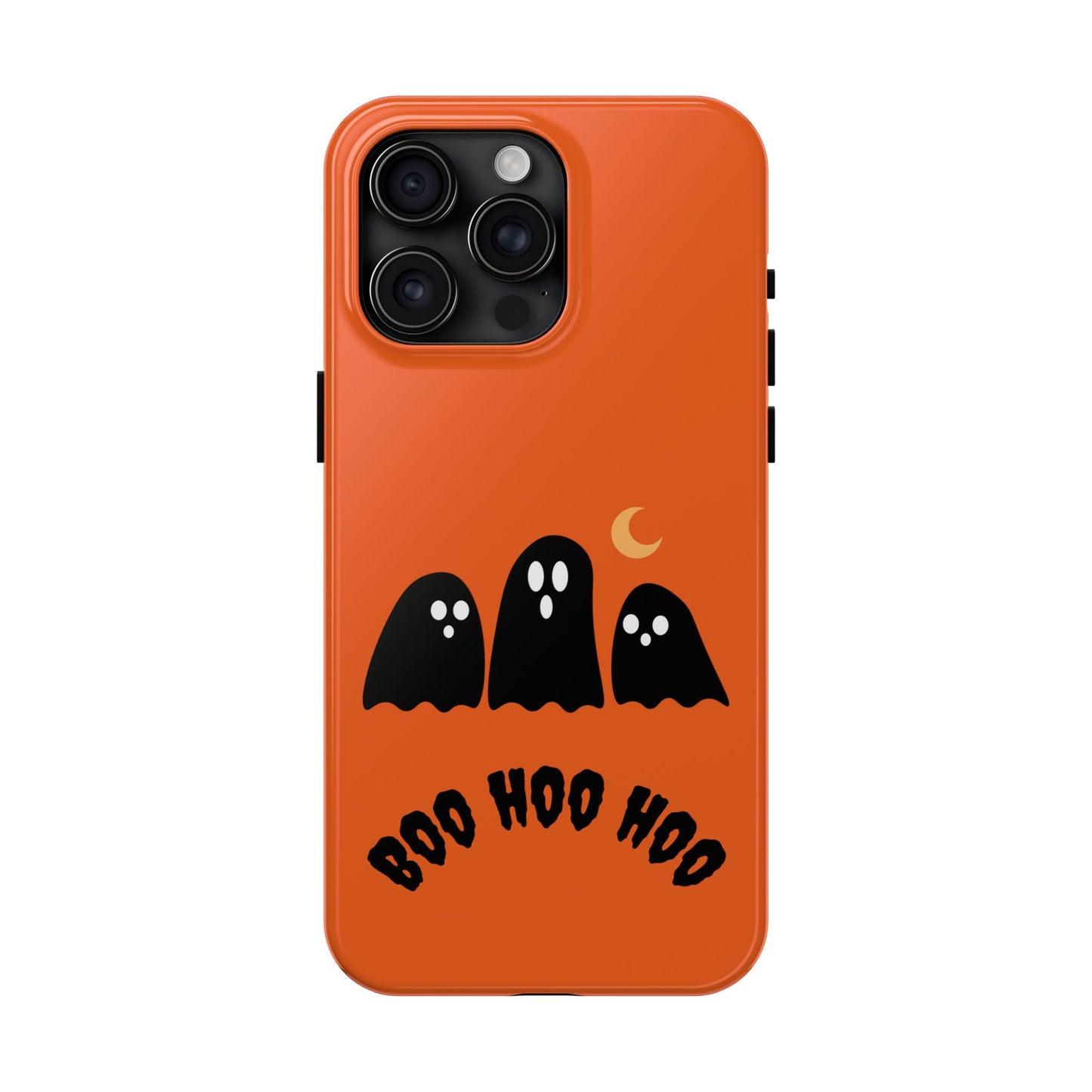 Halloween Ghost Phone Case - Boo Hoo Hoo Design - for iPhone