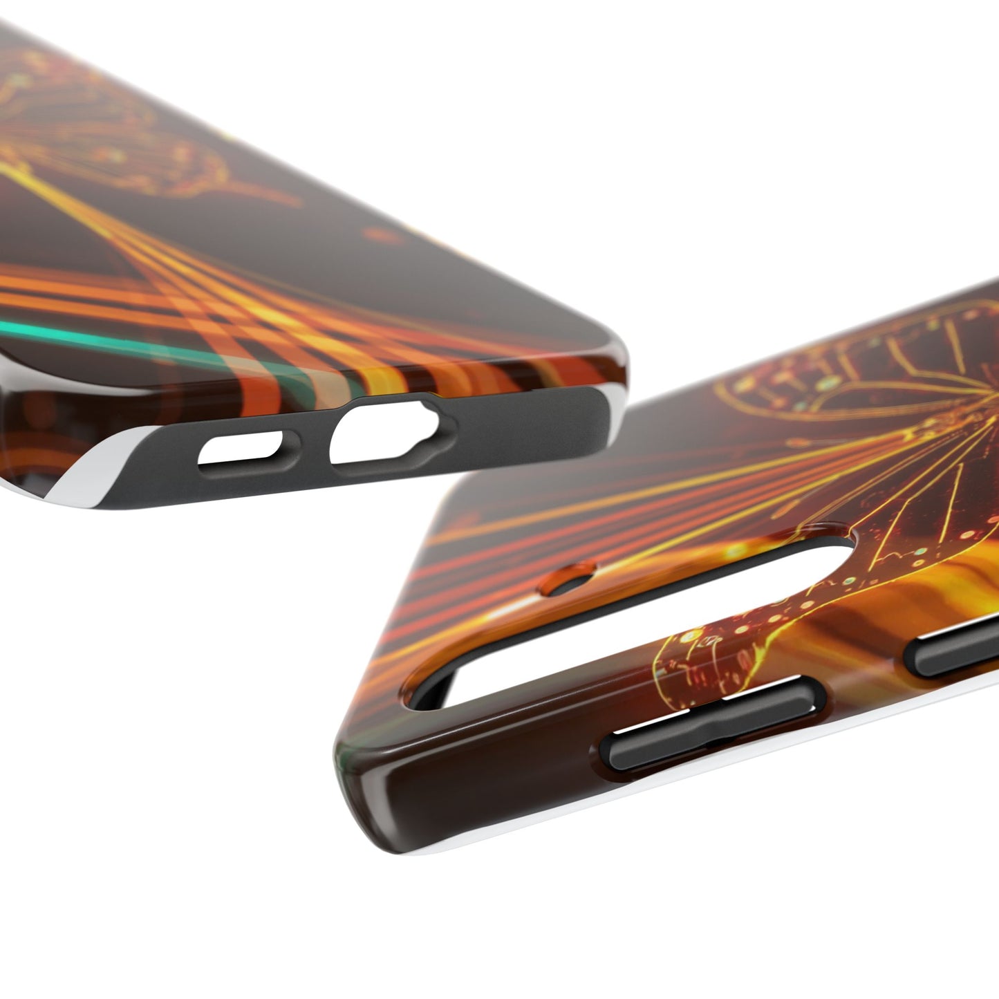 Elegant Butterfly Tough Phone Case - Stylish Protection for Nature Lovers