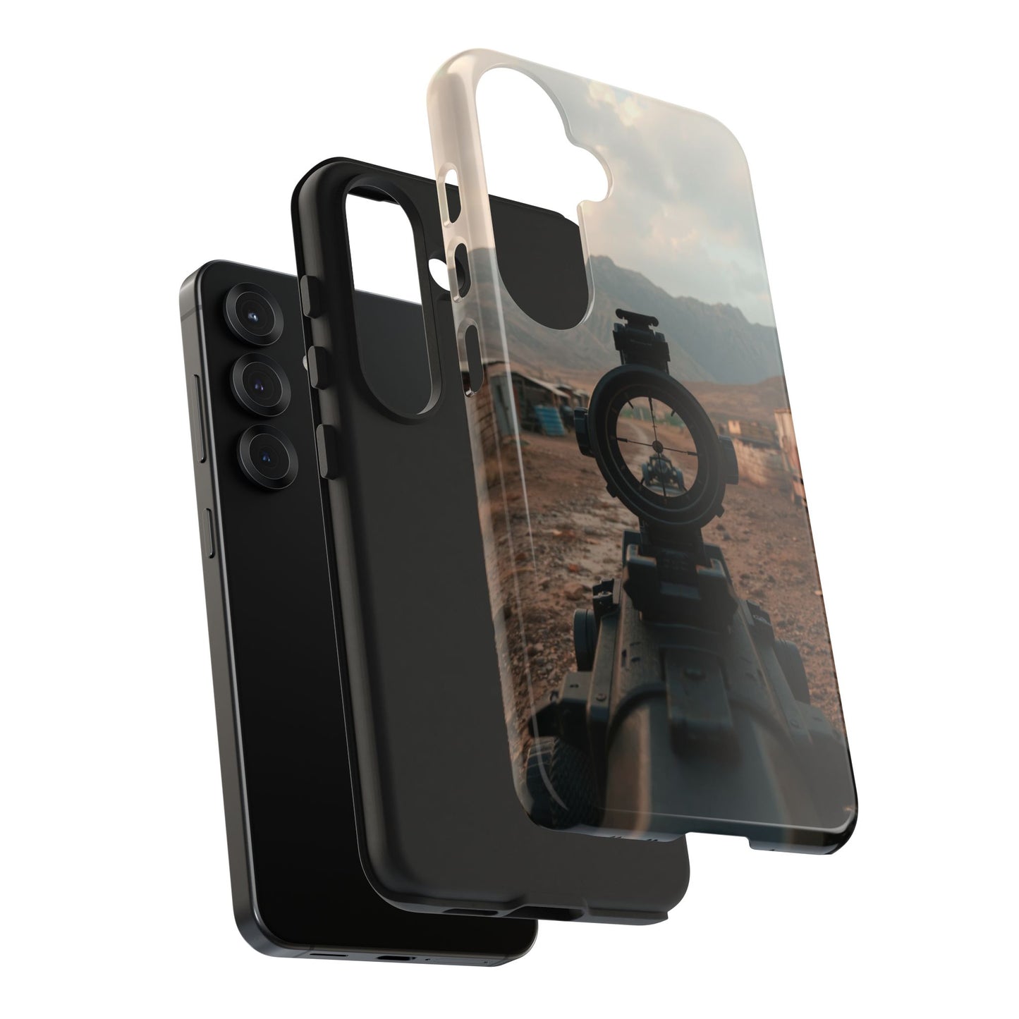 Tough Phone Case - Military Inspired Design with Sniper Scope