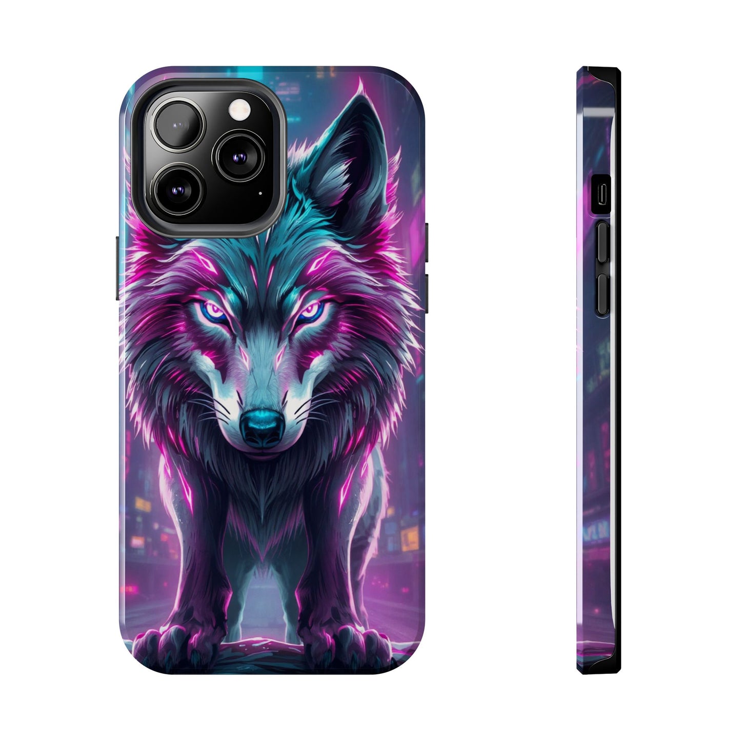 Fierce Wolf Phone Case - Tough & Vibrant Design for Animal Lovers