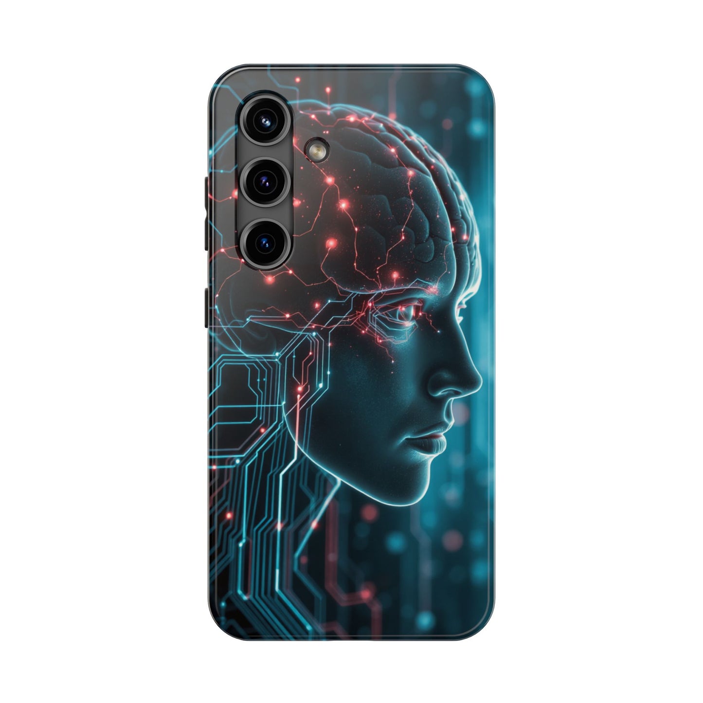 Futuristic Brain Design Tough Phone Case