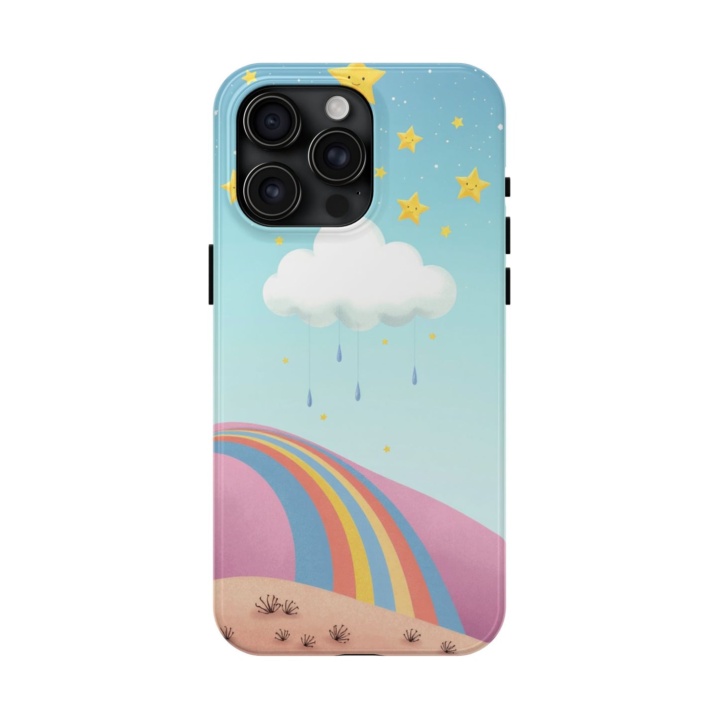 Colorful Rainbow Phone Case - Durable Tough Design for Adventurers