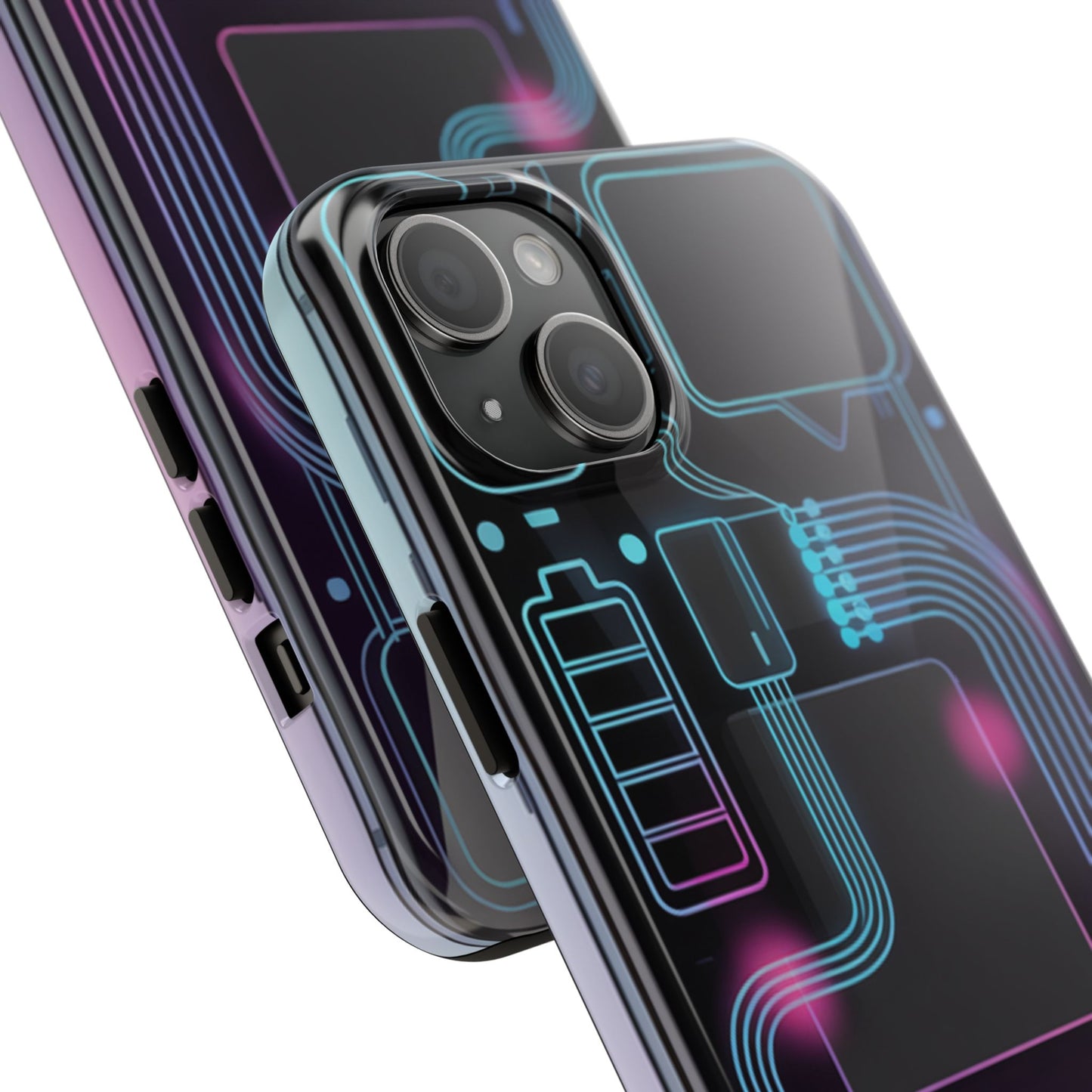 Cyberpunk Circuits Tough Phone Case