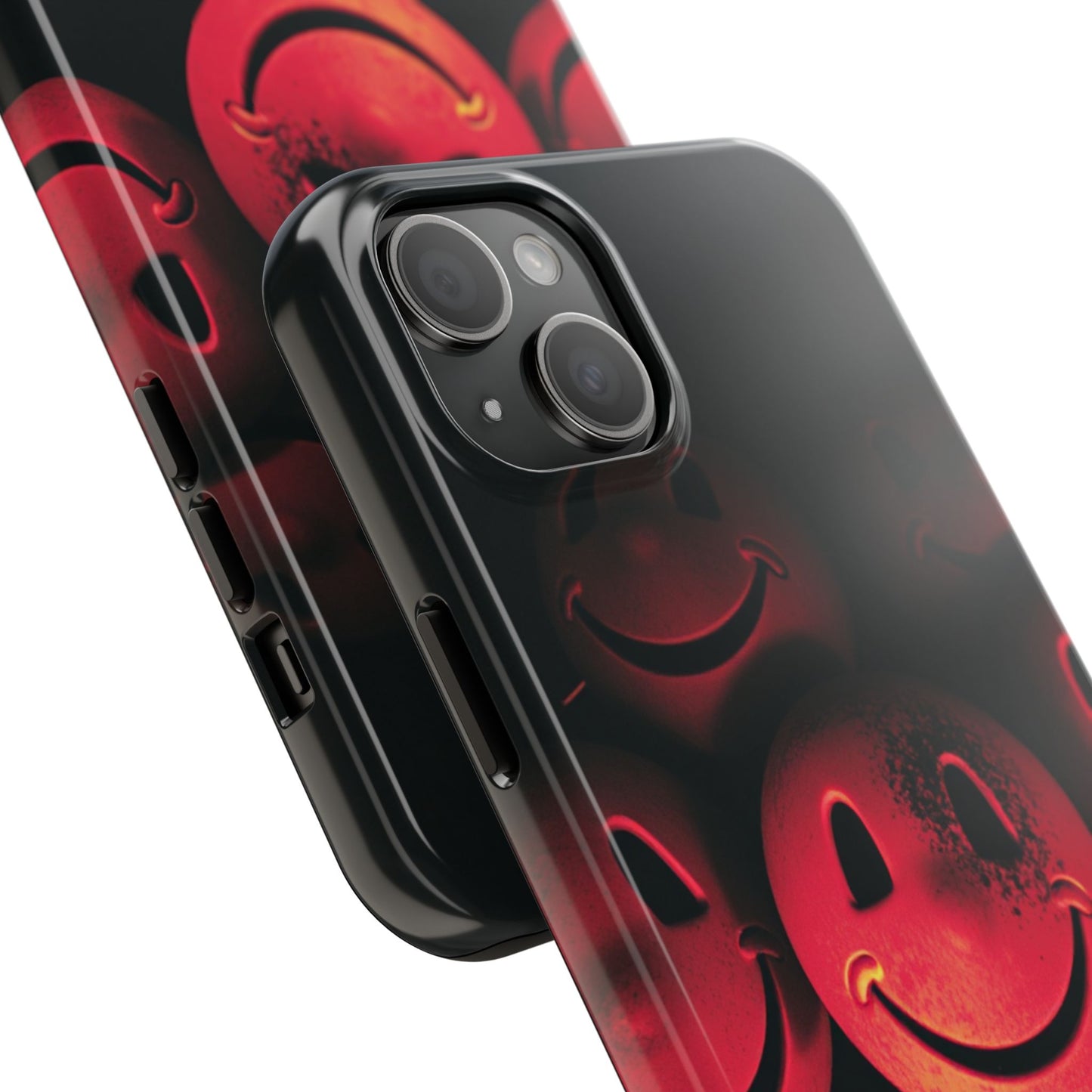 Smiley Face Tough Phone Case - Durable Protection with Fun Design