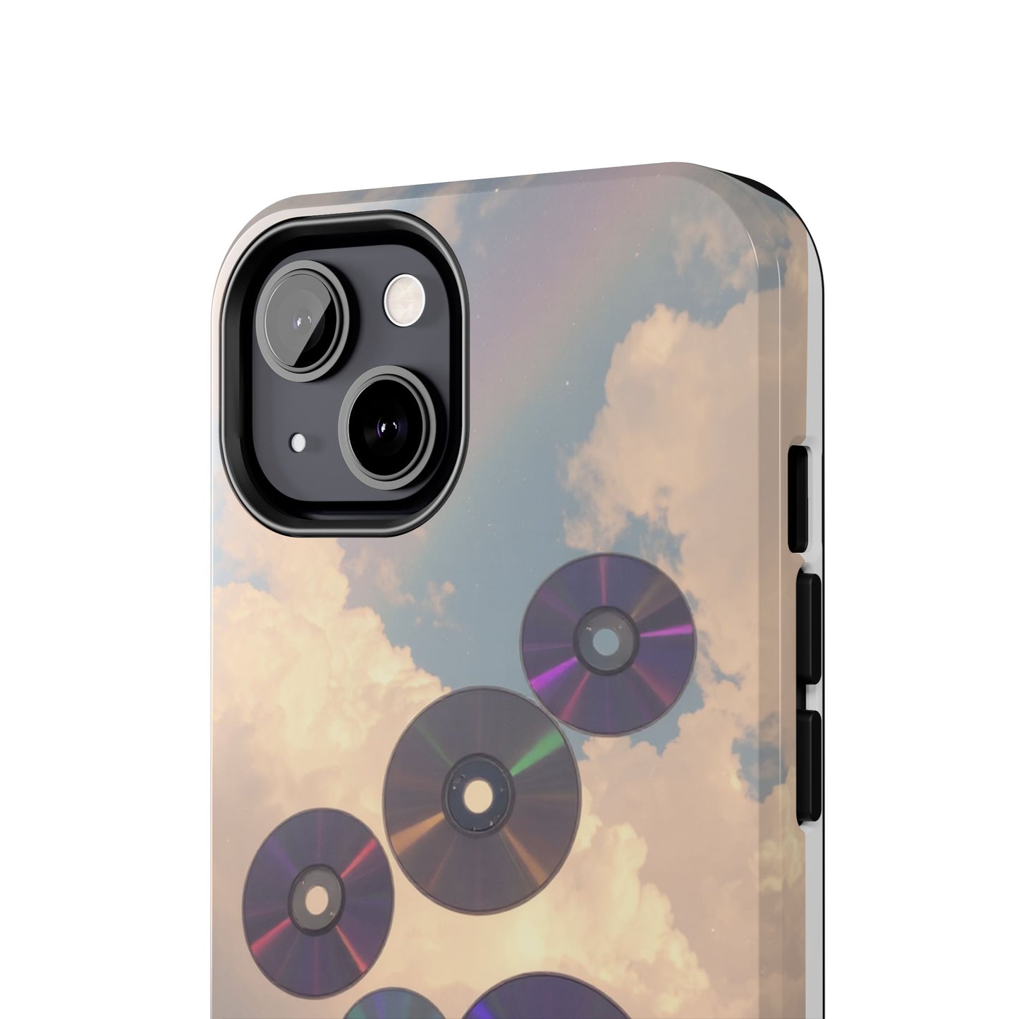 Vibrant Cloud CD Tough Phone Case - Durable and Stylish