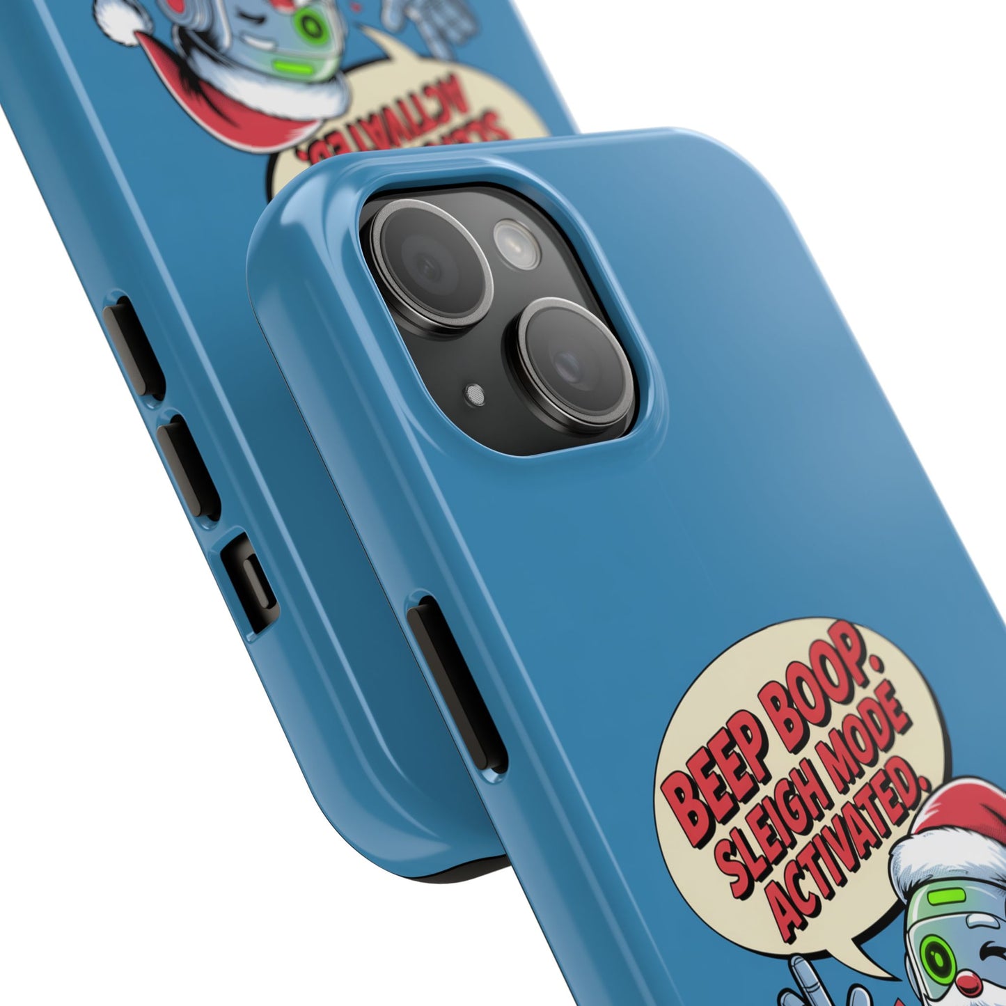 Funny Robot Holiday Phone Case - Beep Boop Sleigh Mode Activated