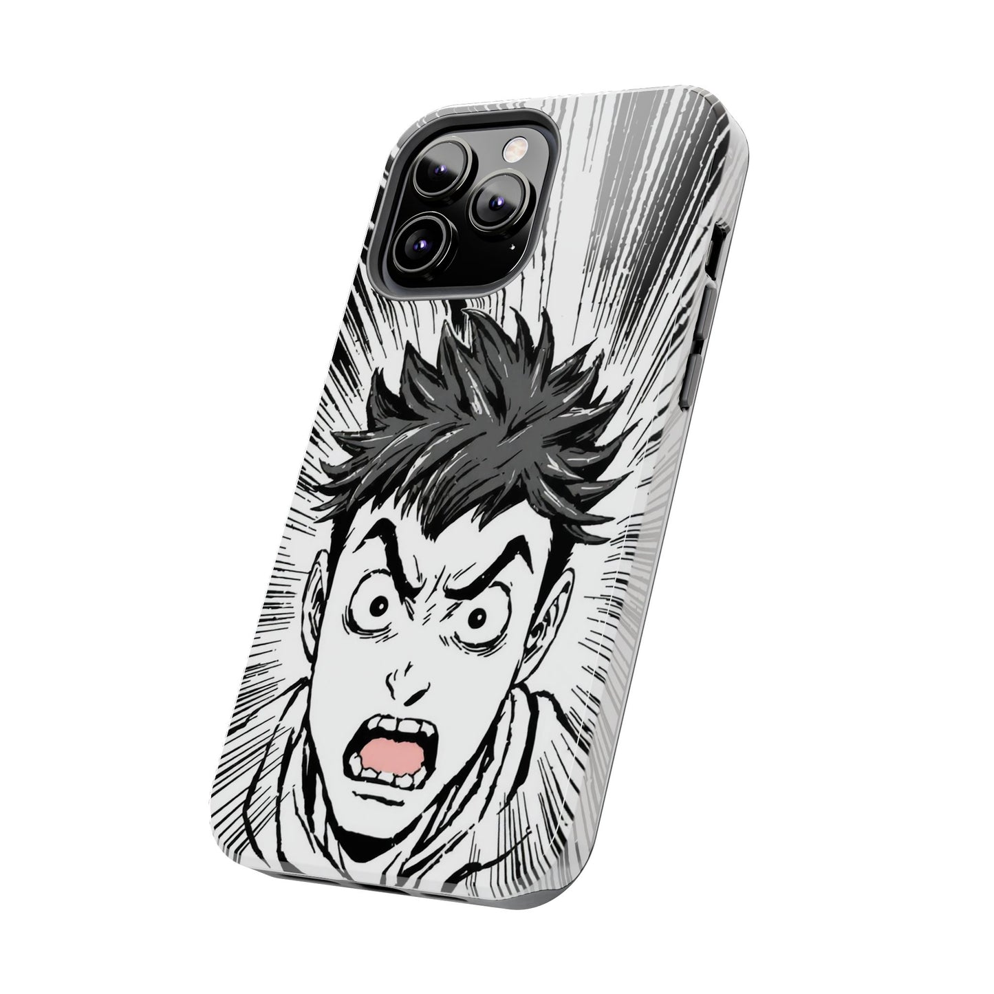Intense Graphic Phone Case - Tough Design for Anime Fans
