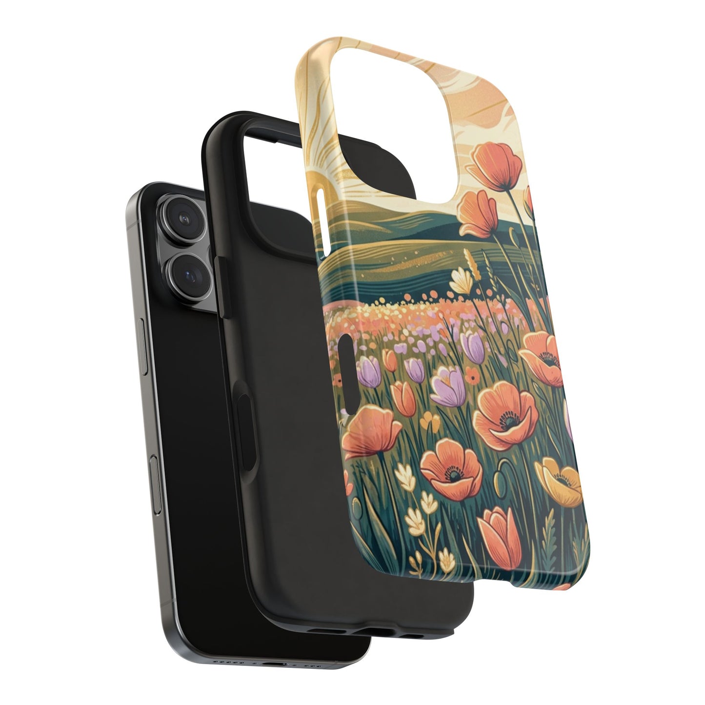 Floral Sunrise iPhone Case — Land of Flowers Design