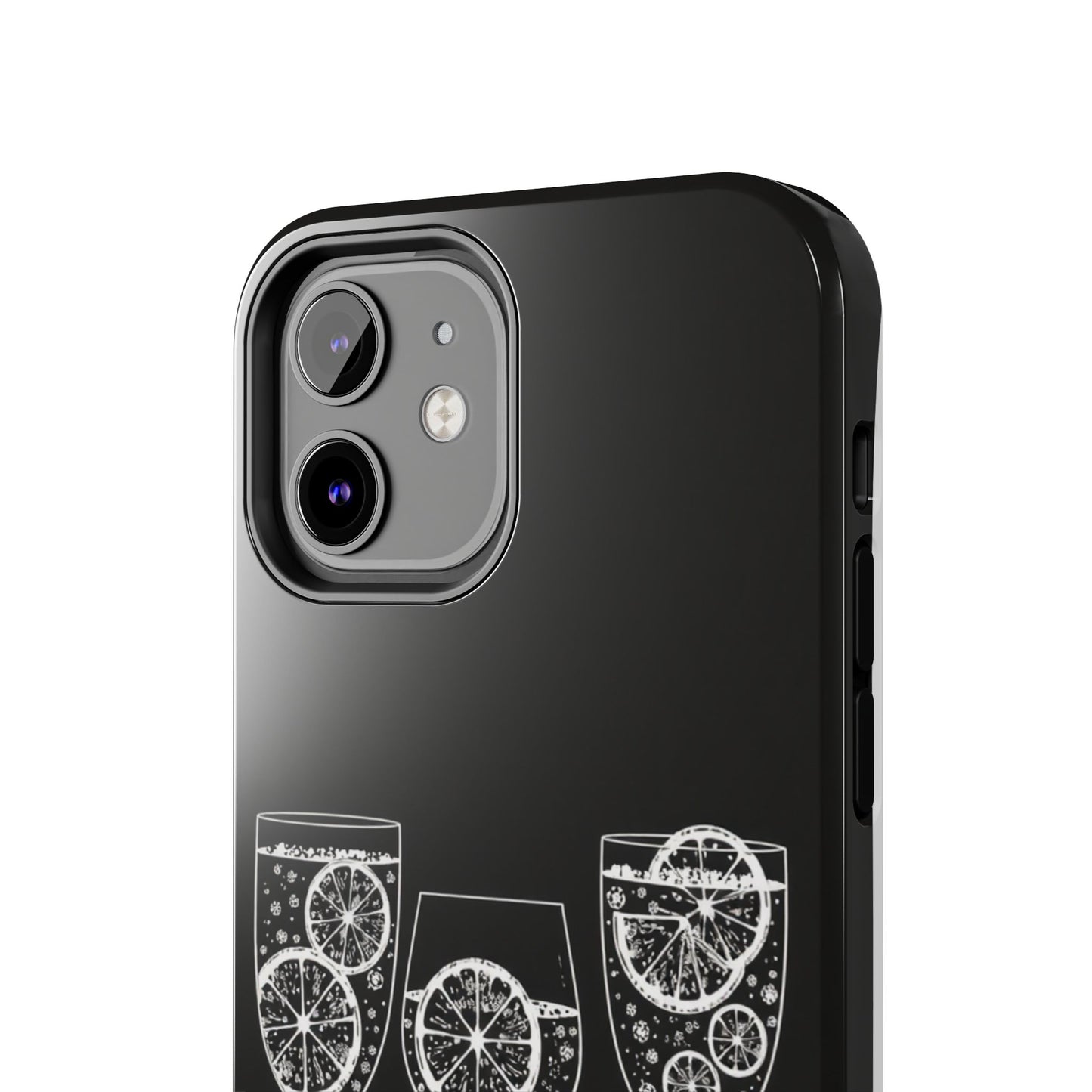 Stylish Tough Phone Cases with Citrus Glass Design, Protective Cases for Parties, Summer Events, and Everyday Use