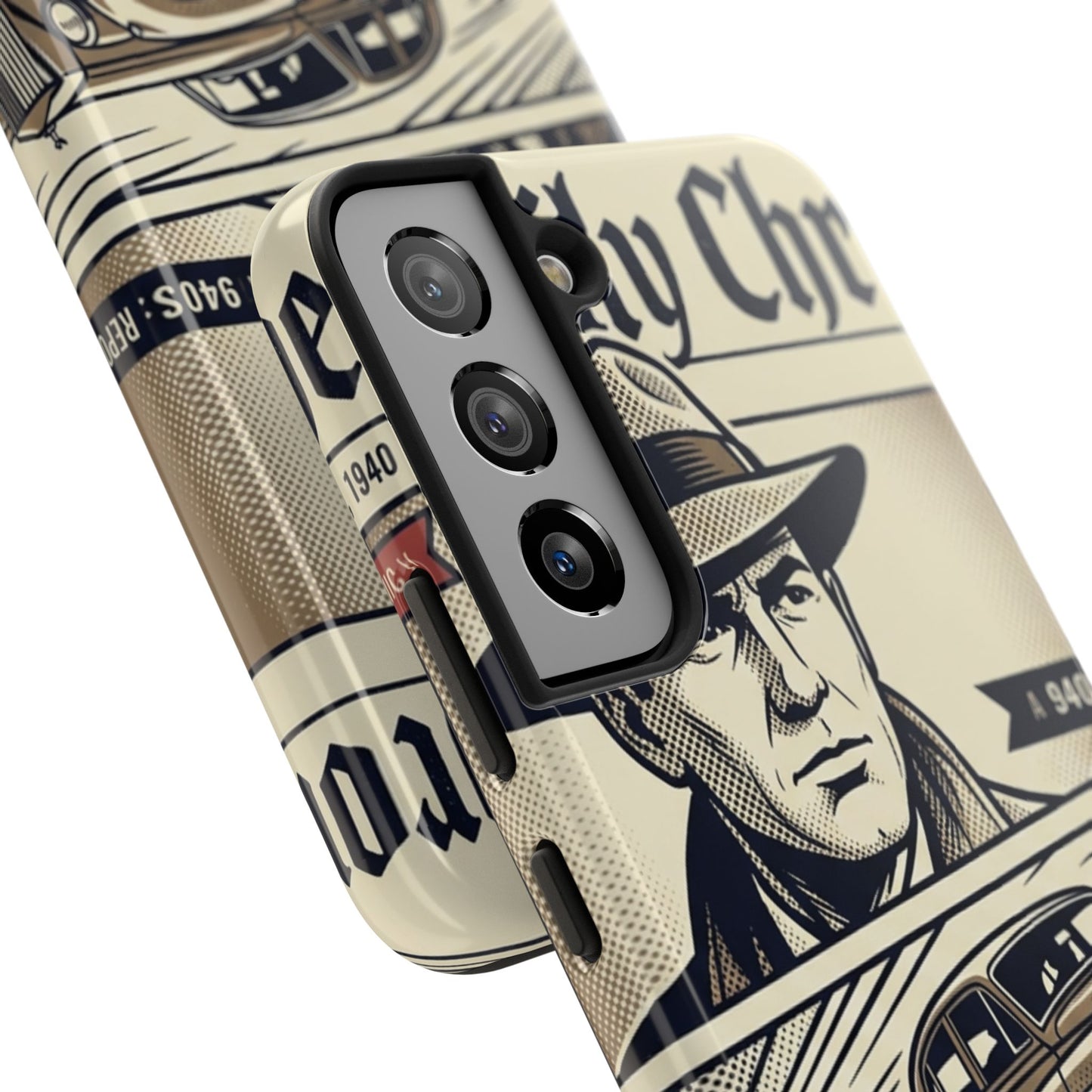 Old Newspaper Tough Phone Case