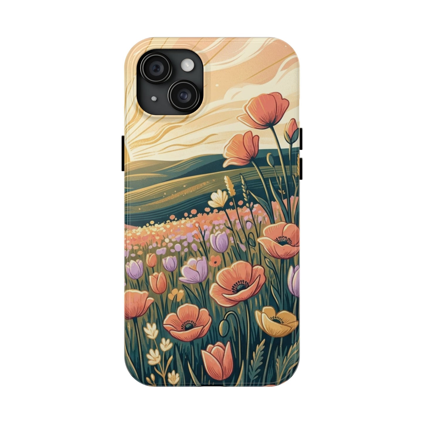 Floral Sunrise iPhone Case — Land of Flowers Design