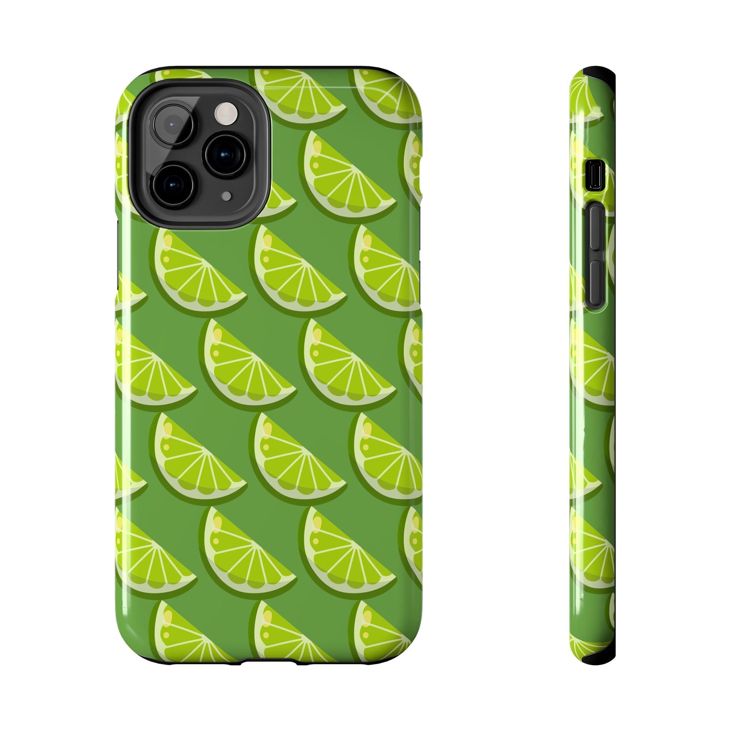 Lime Slice Tough Phone Case - Green Party - for iPhone
