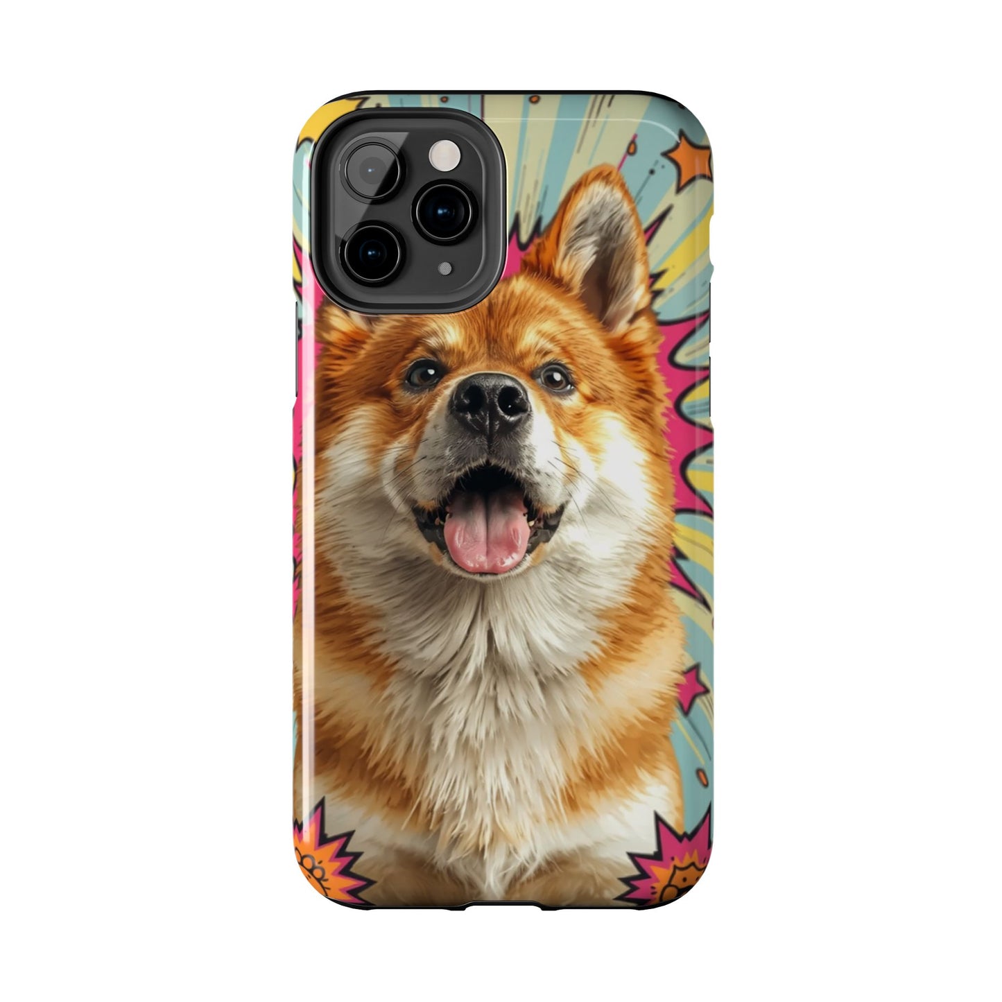 Playful Dog Tough Phone Case - Durable & Stylish Pet Lover Gift