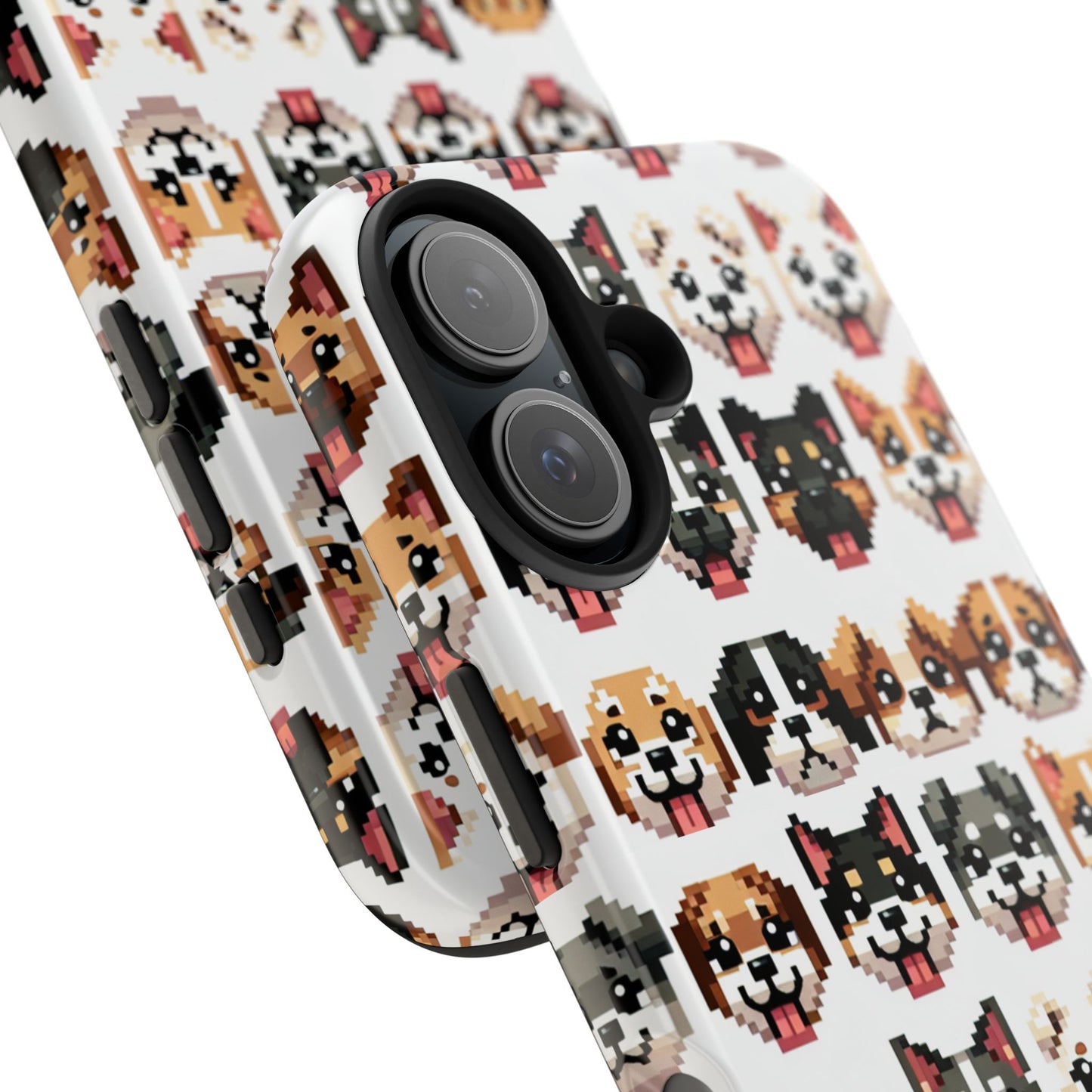 Pixelated Dog Breed Tough Phone Case - Cute, Durable Protection for Pet Lovers - for iPhone