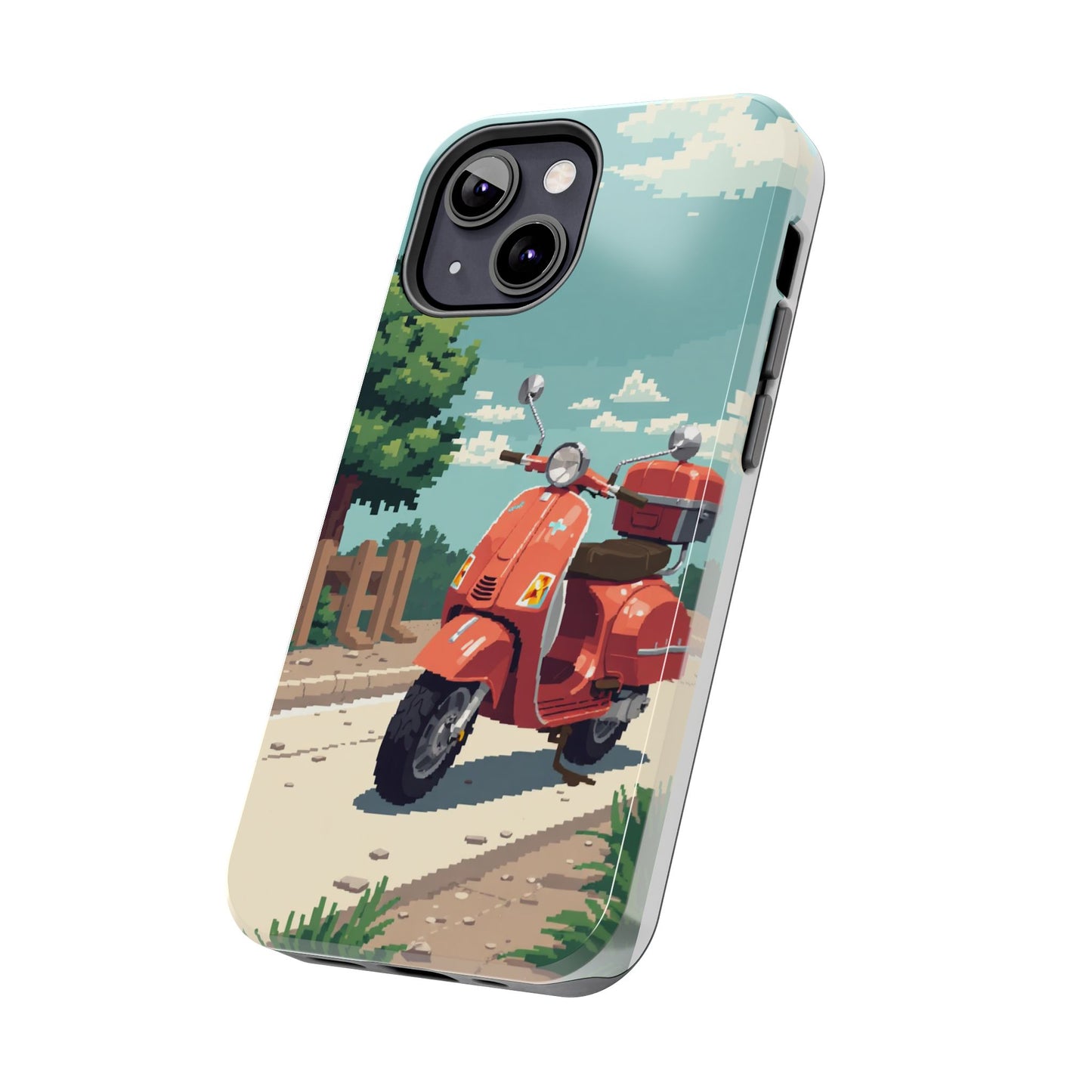 Retro Scooter Phone Case - Tough & Stylish Protection